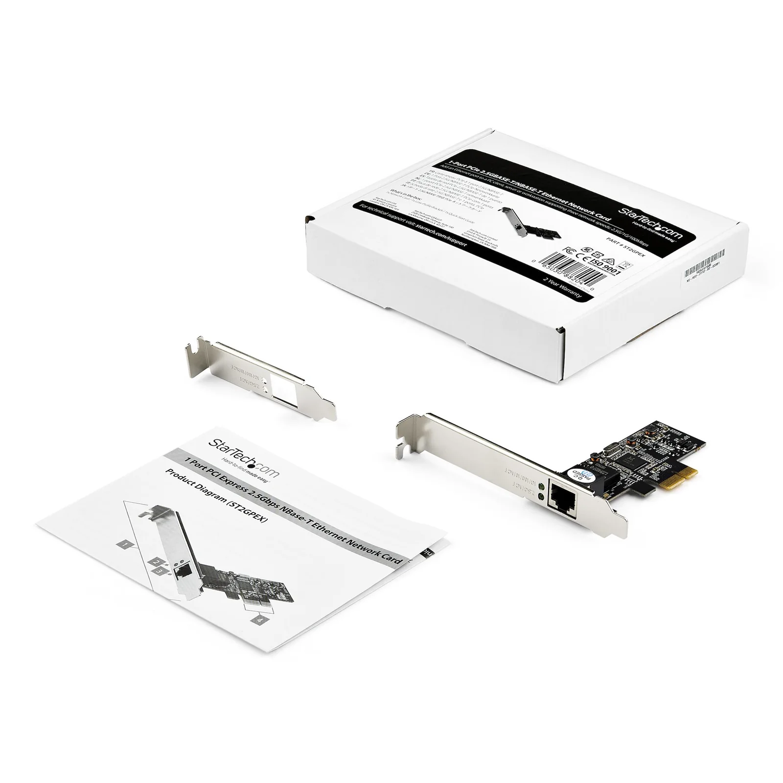 StarTech.com Carte réseau PCI Express 2.5 Gigabit Ethernet - 2.5GBASE-T