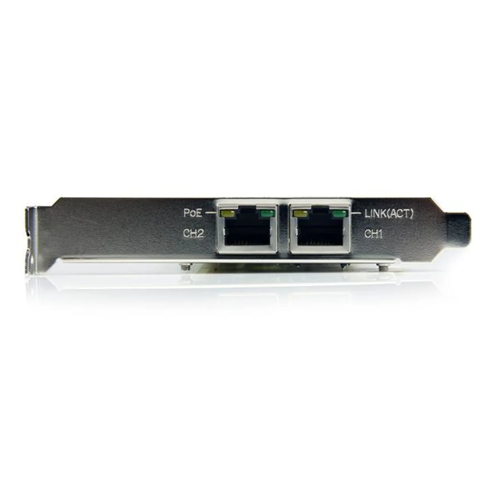 StarTech.com Carte Réseau PCI Express 2 ports Gigabit Ethernet RJ45 10/100/1000Mbps - POE/PSE