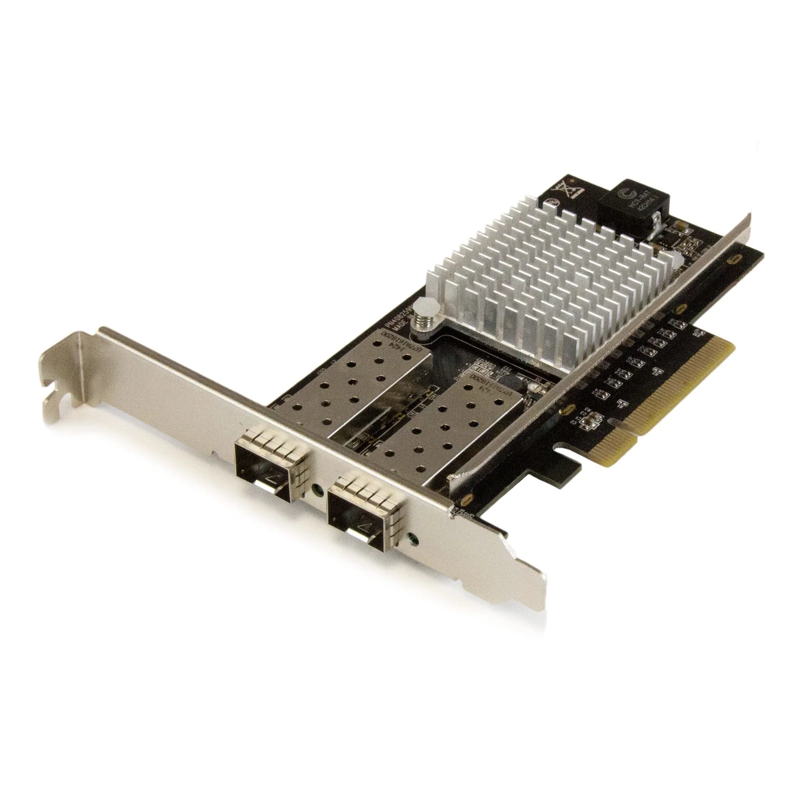 Carte réseau PCI Express à 2 ports fibre optique 10 Gigabit Ethernet avec SFP+ ouvert et chipset Intel