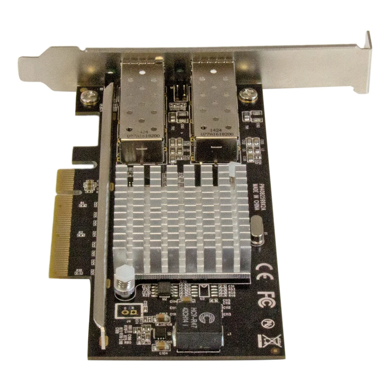 StarTech.com Carte réseau PCI Express à 2 ports fibre optique 10 Gigabit Ethernet avec SFP+ ouvert et chipset Intel