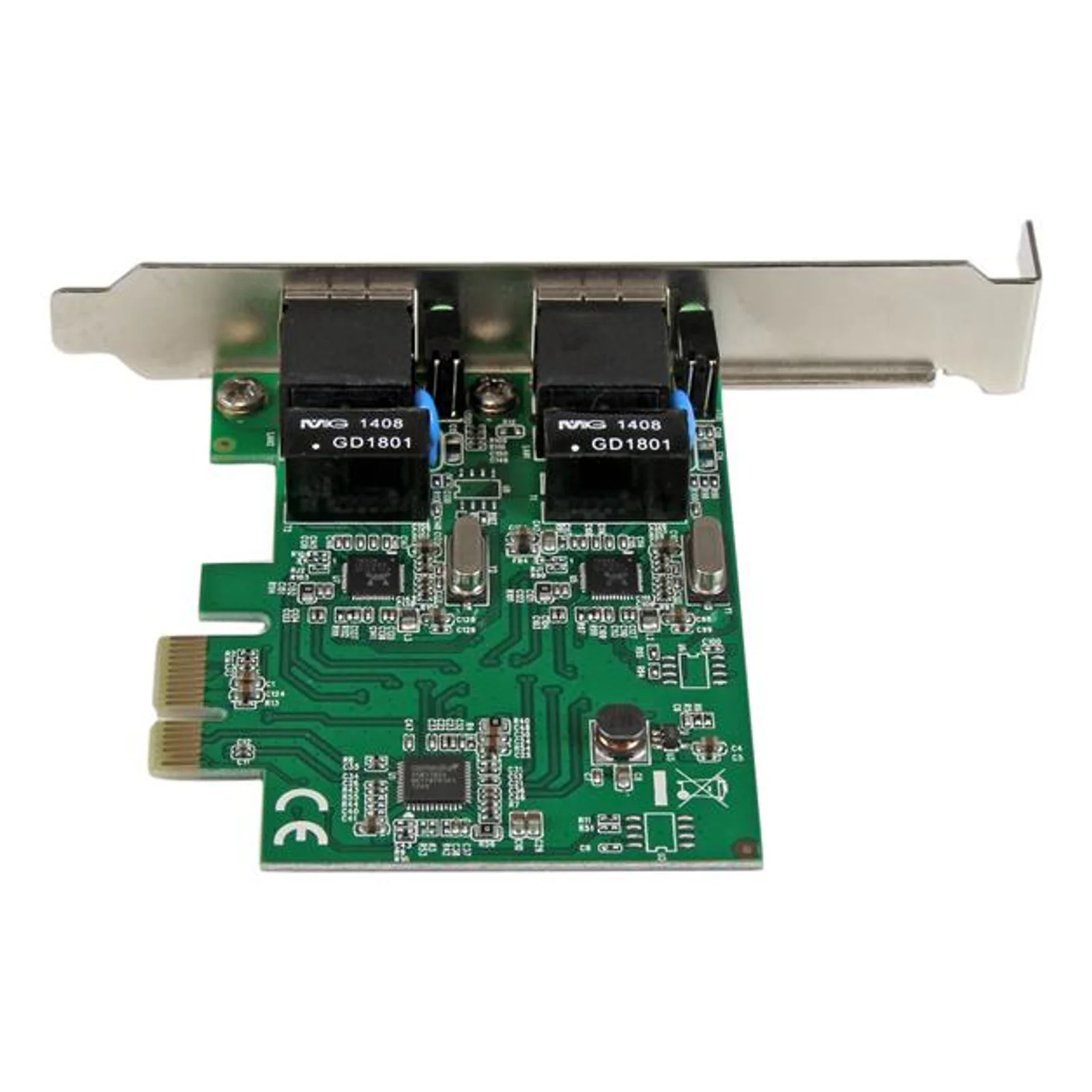 StarTech.com Carte réseau PCI Express à 2 ports Gigabit Ethernet - Adaptateur NIC PCIe GbE