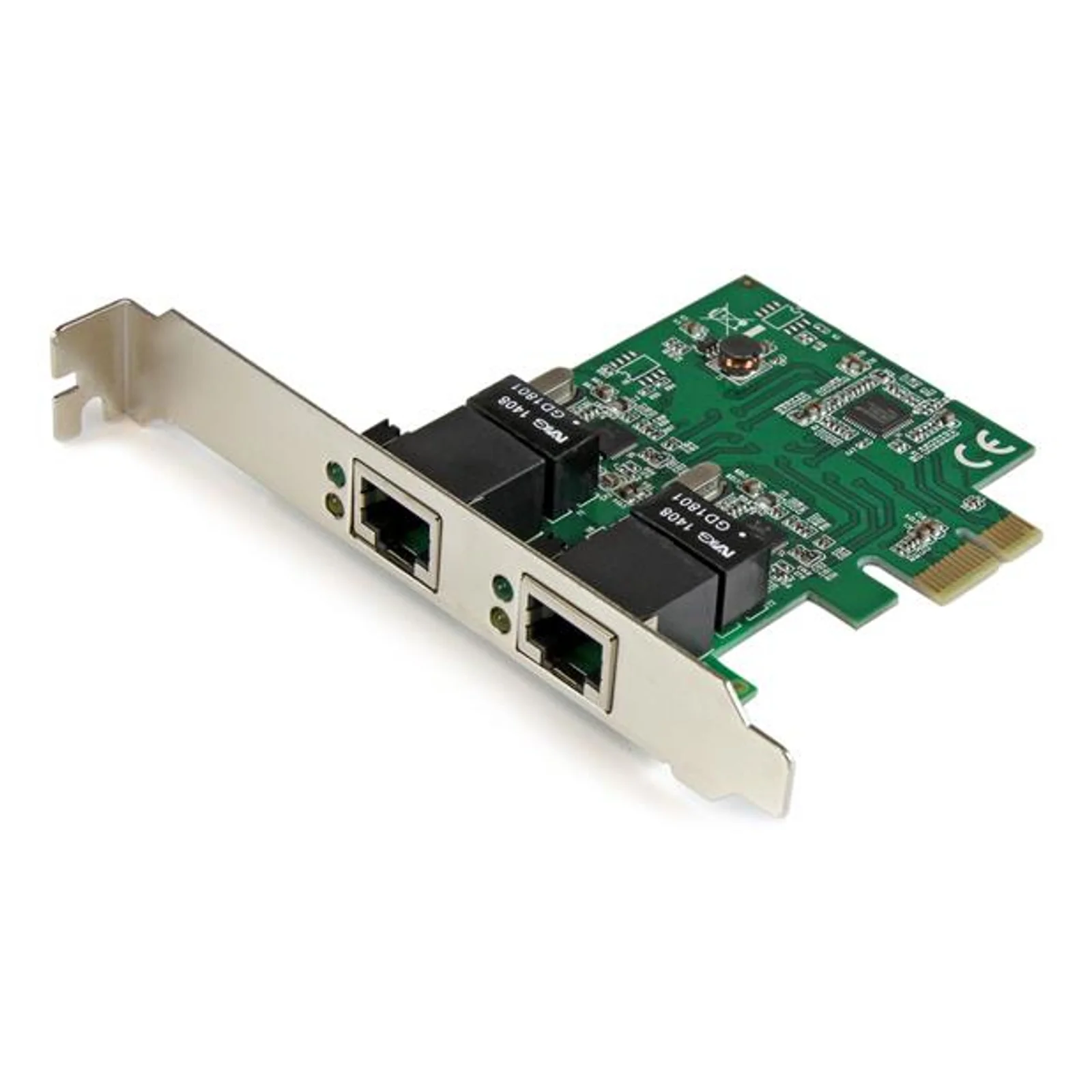 Carte réseau PCI Express à 2 ports Gigabit Ethernet - Adaptateur NIC PCIe GbE