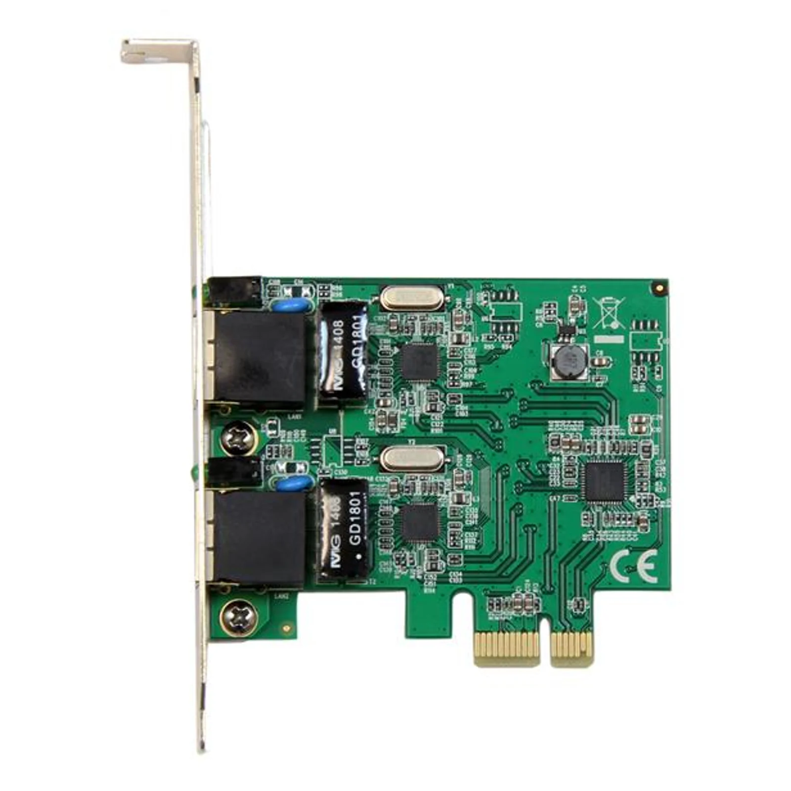 StarTech.com Carte réseau PCI Express à 2 ports Gigabit Ethernet - Adaptateur NIC PCIe GbE