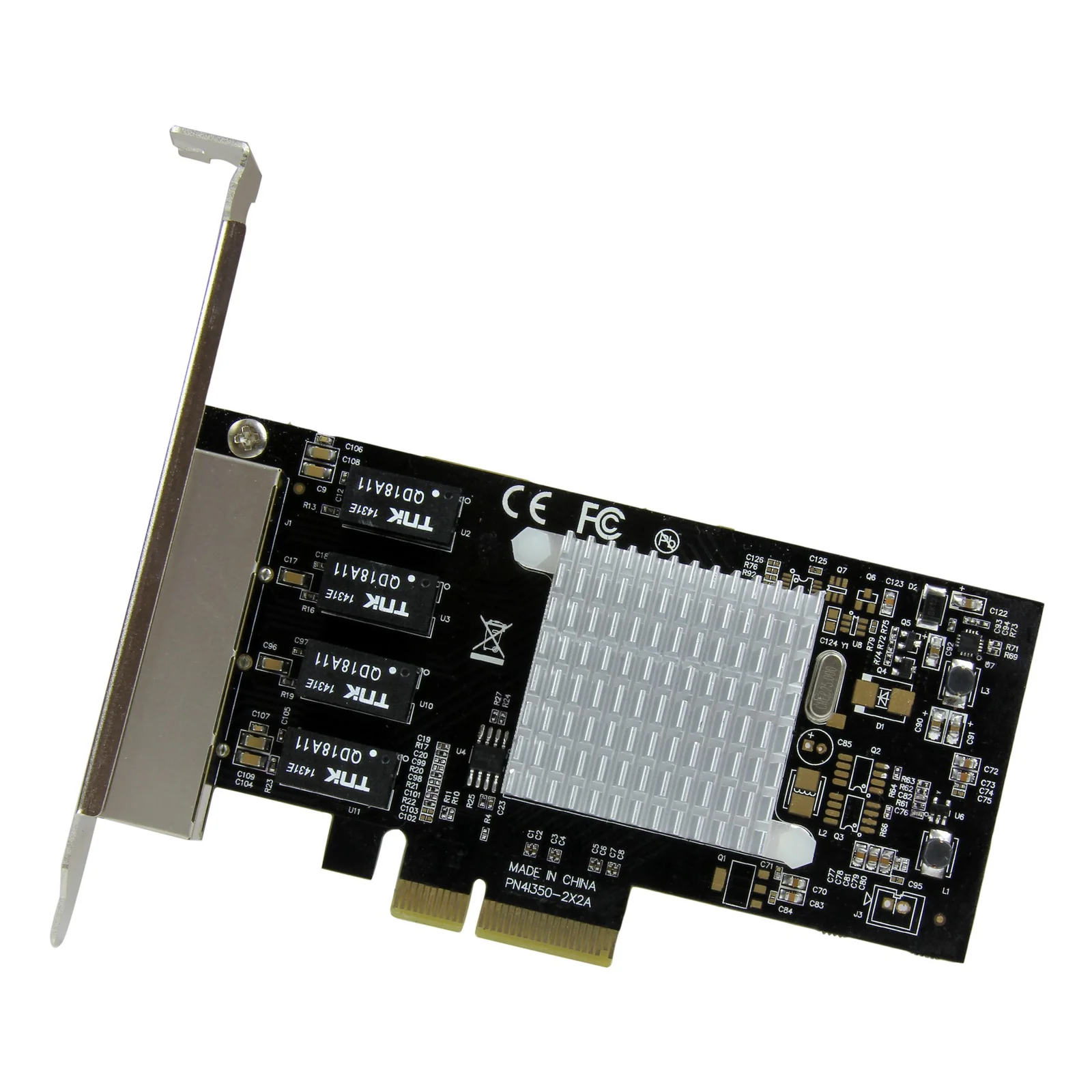 StarTech.com Carte réseau PCI Express à 4 ports Gigabit Ethernet avec chipset Intel I350