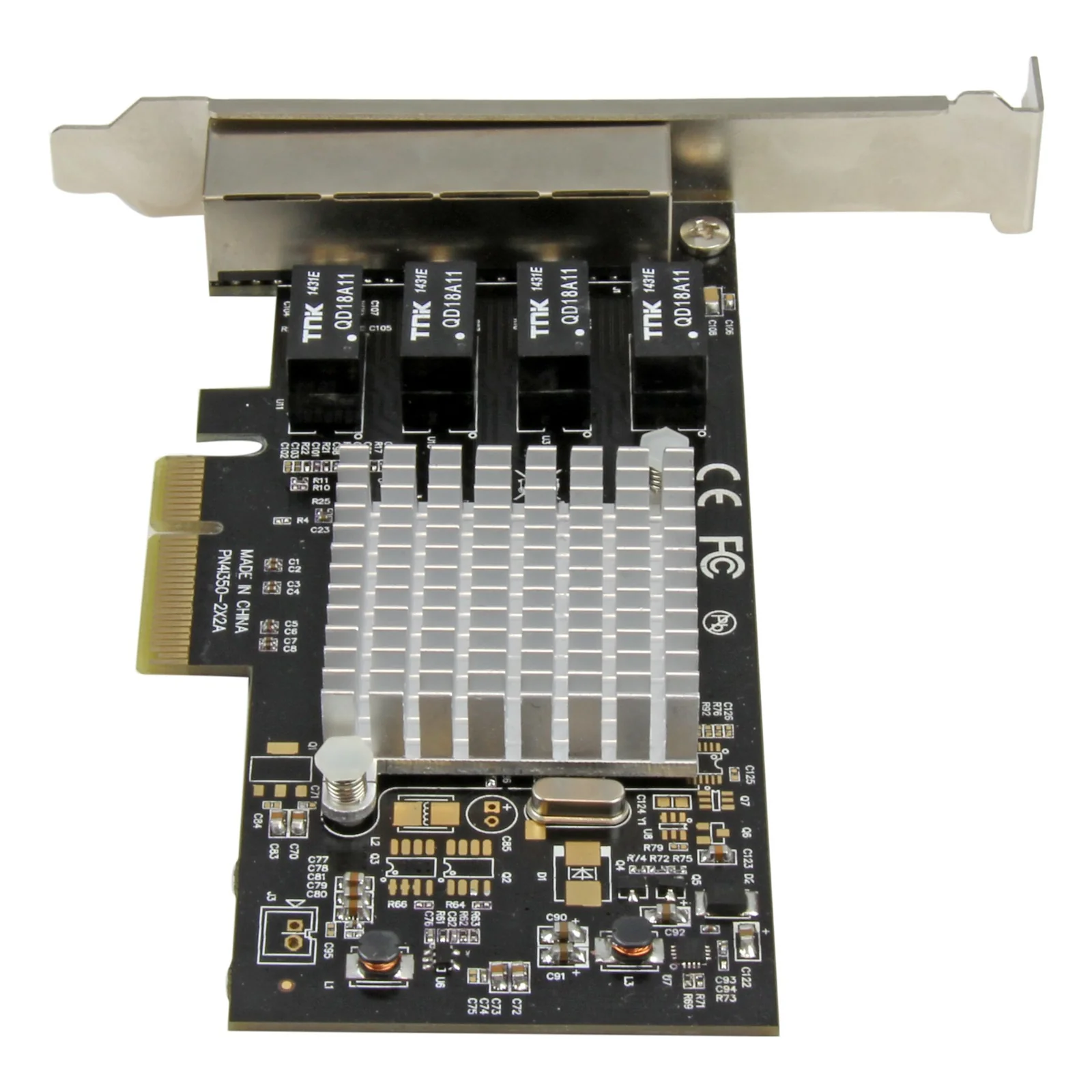 StarTech.com Carte réseau PCI Express à 4 ports Gigabit Ethernet avec chipset Intel I350