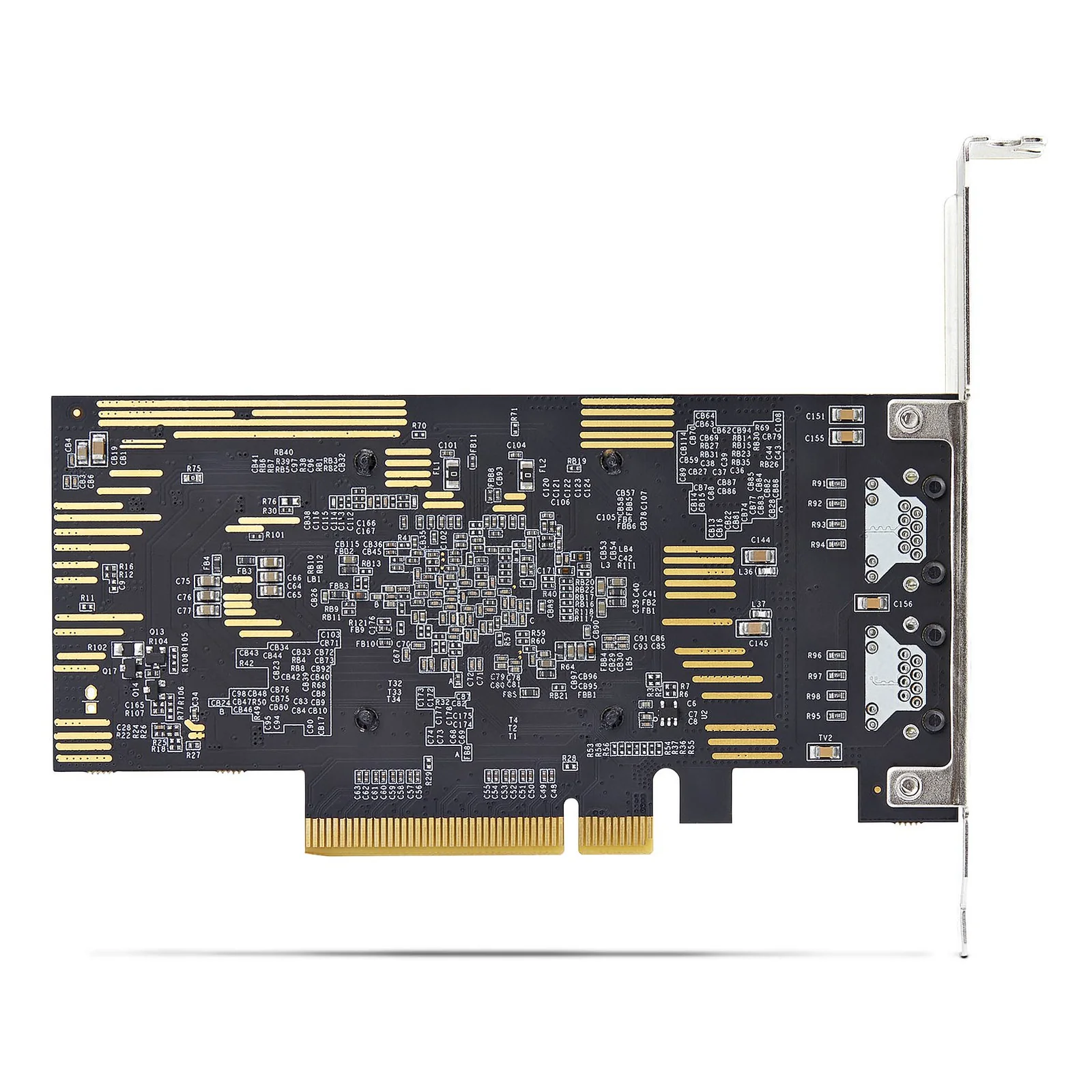 StarTech.com Carte Réseau PCIe 10 Gb Ethernet à 2 Ports, Carte d'Interface Réseau 10 GbE, Chipset Broadcom BCM57416, Double RJ45 10GBase-T/Gigabit, Carte NIC, TAA