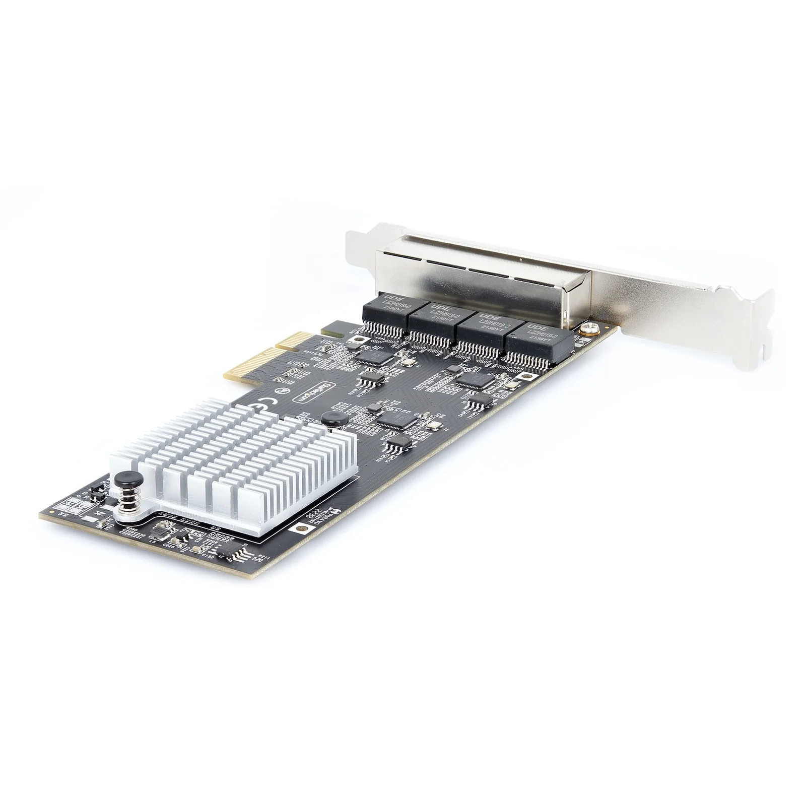 StarTech.com Carte Réseau PCIe à 4 Ports 2,5 Gbps NBASE-T, Intel I225-V - Carte Réseau pour PC - Carte Réseau Ethernet Multi-Gigabit - Carte LAN Serveur PCI Express 2.1 - Interface Ethernet de Bureau
