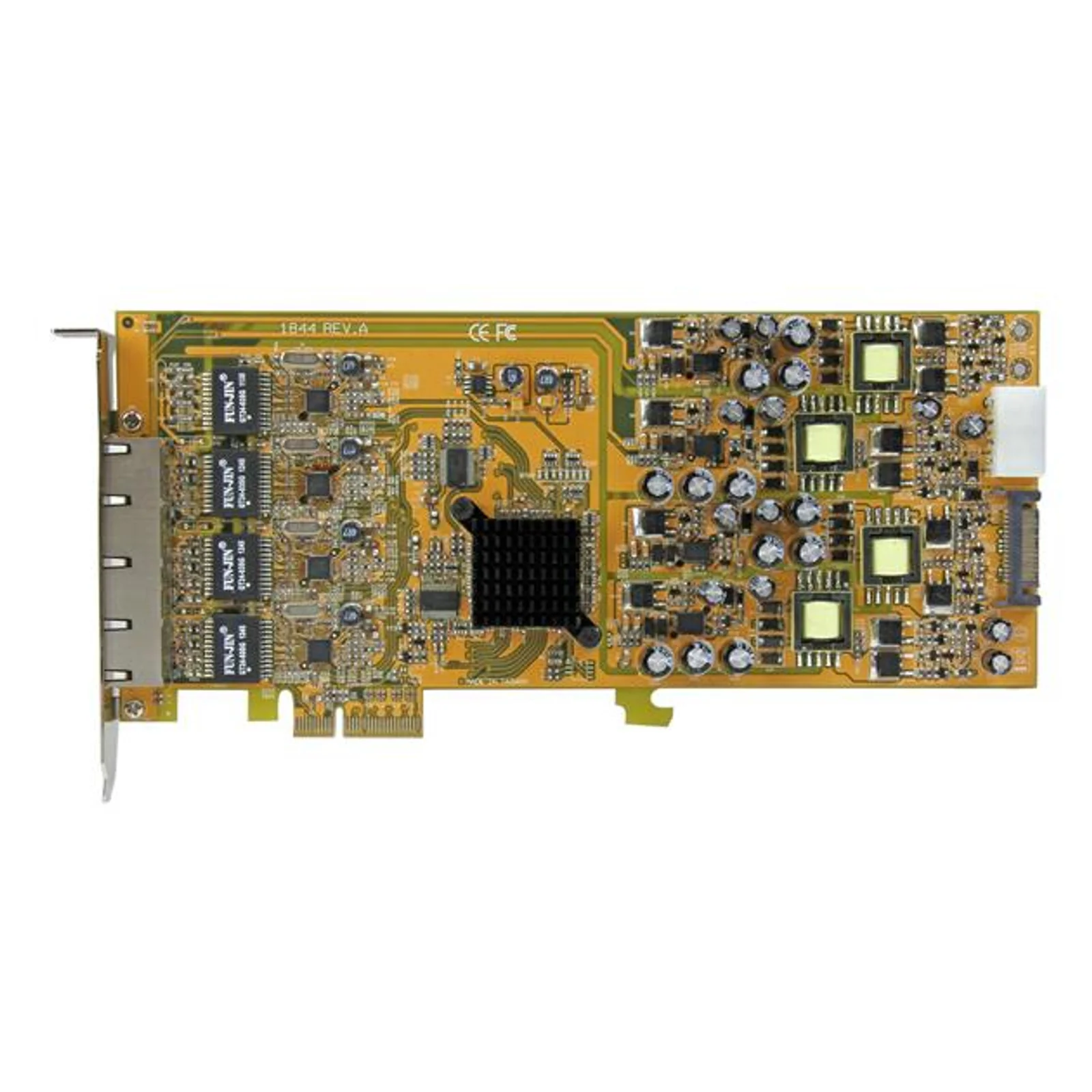 StarTech.com Carte réseau PCIe à 4 ports Gigabit Power over Ethernet - NIC PCI Express PSE / PoE