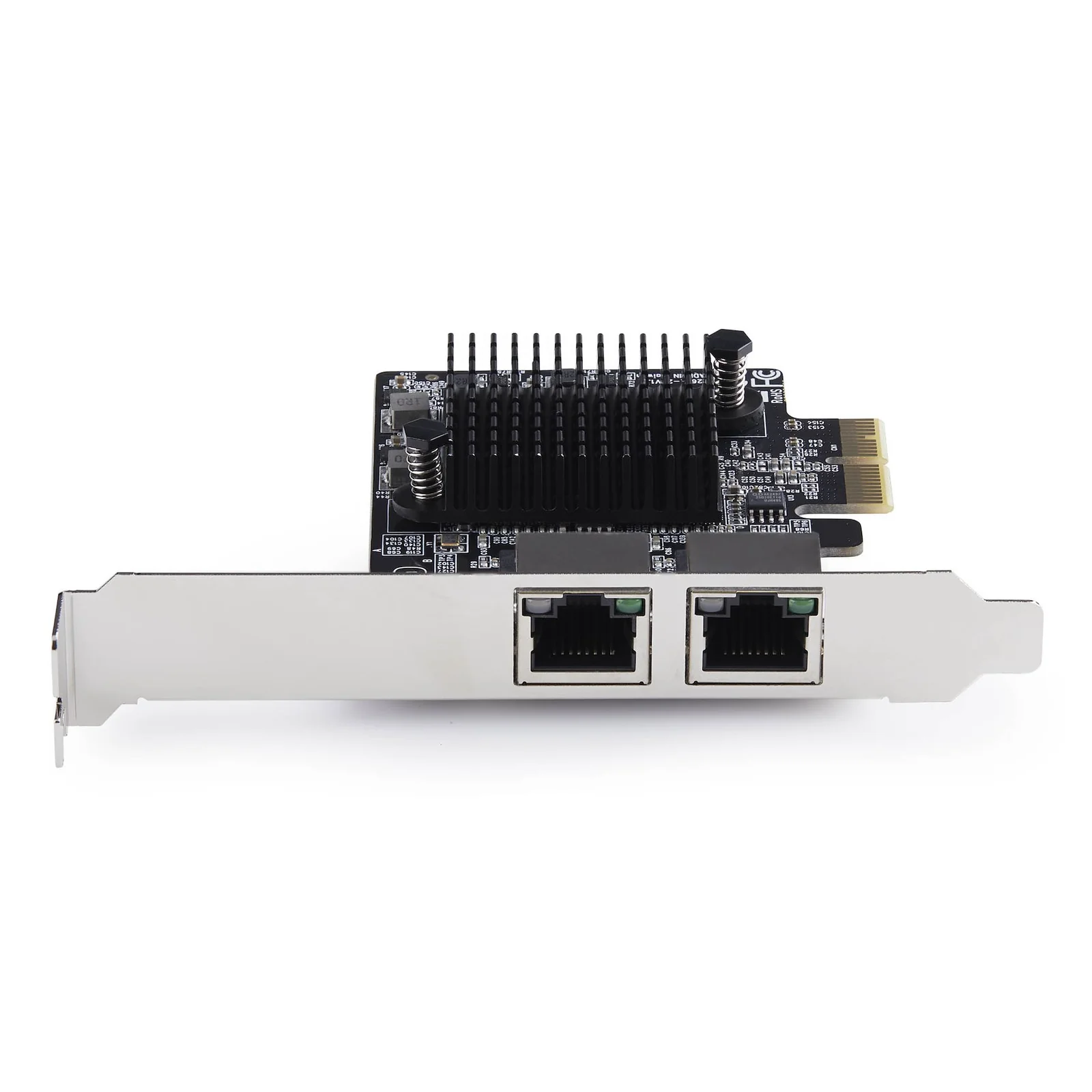 StarTech.com Carte Réseau PCIe Gigabit 5G à 2 Ports, Carte LAN PCI Express 5G/2,5G/1G/100M/10M, Realtek RTL8126, Windows et Linux, Conforme TAA
