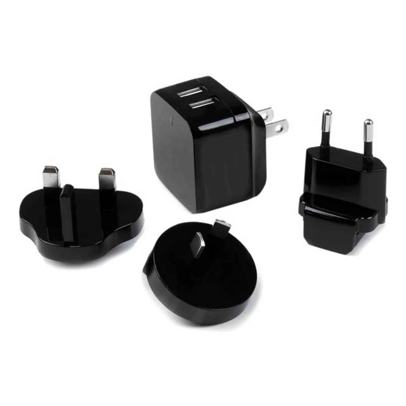 StarTech.com Chargeur mural USB à 2 ports - Haute puissance (17 W / 3,4 A) - Chargeur de voyage international