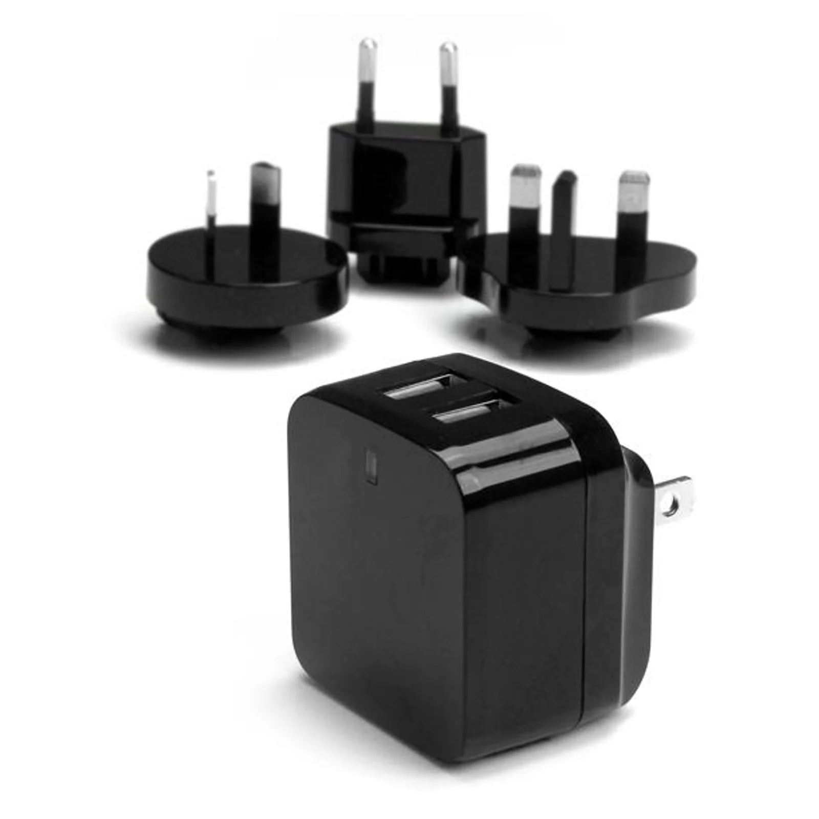 Chargeur mural USB à 2 ports - Haute puissance (17 W / 3,4 A) - Chargeur de voyage international