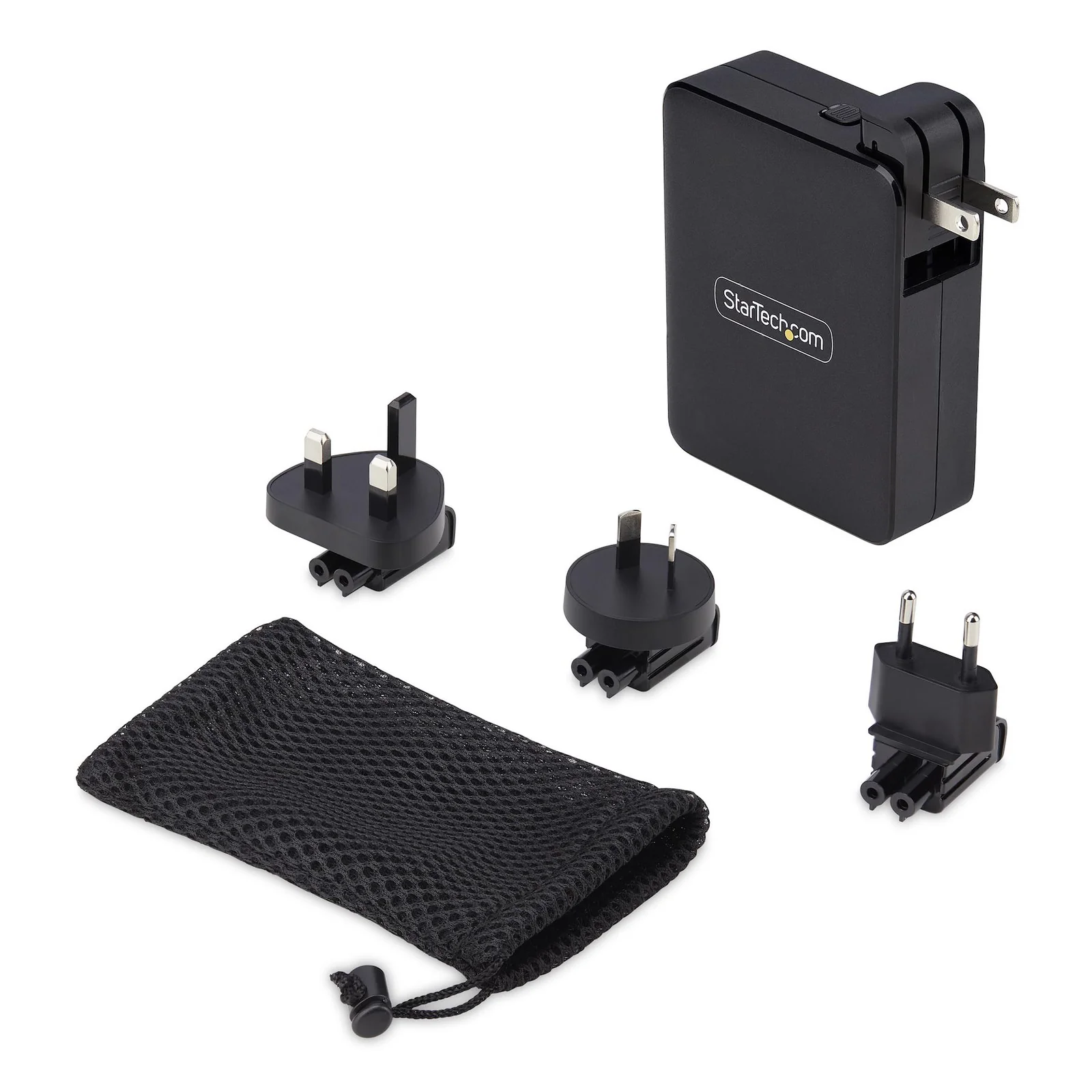StarTech.com Chargeur Mural USB-C 140W, 3x USB-C/1x USB-A, Adaptateur d'Alimentation Power Delivery 3.1 International GaN pour MacBook/Dell XPS/Inspiron