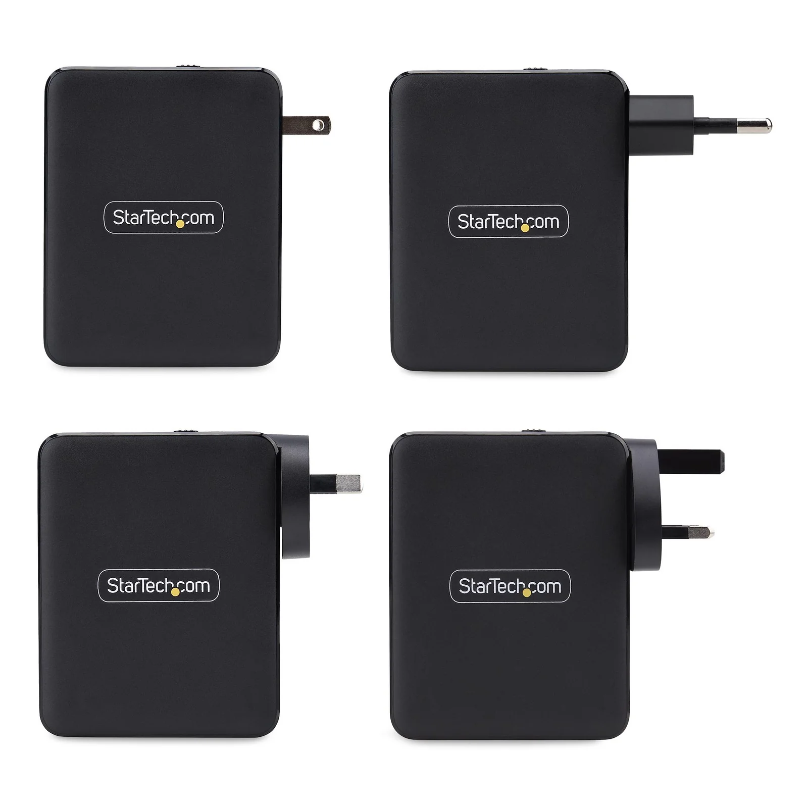 StarTech.com Chargeur Mural USB-C 140W, 3x USB-C/1x USB-A, Adaptateur d'Alimentation Power Delivery 3.1 International GaN pour MacBook/Dell XPS/Inspiron