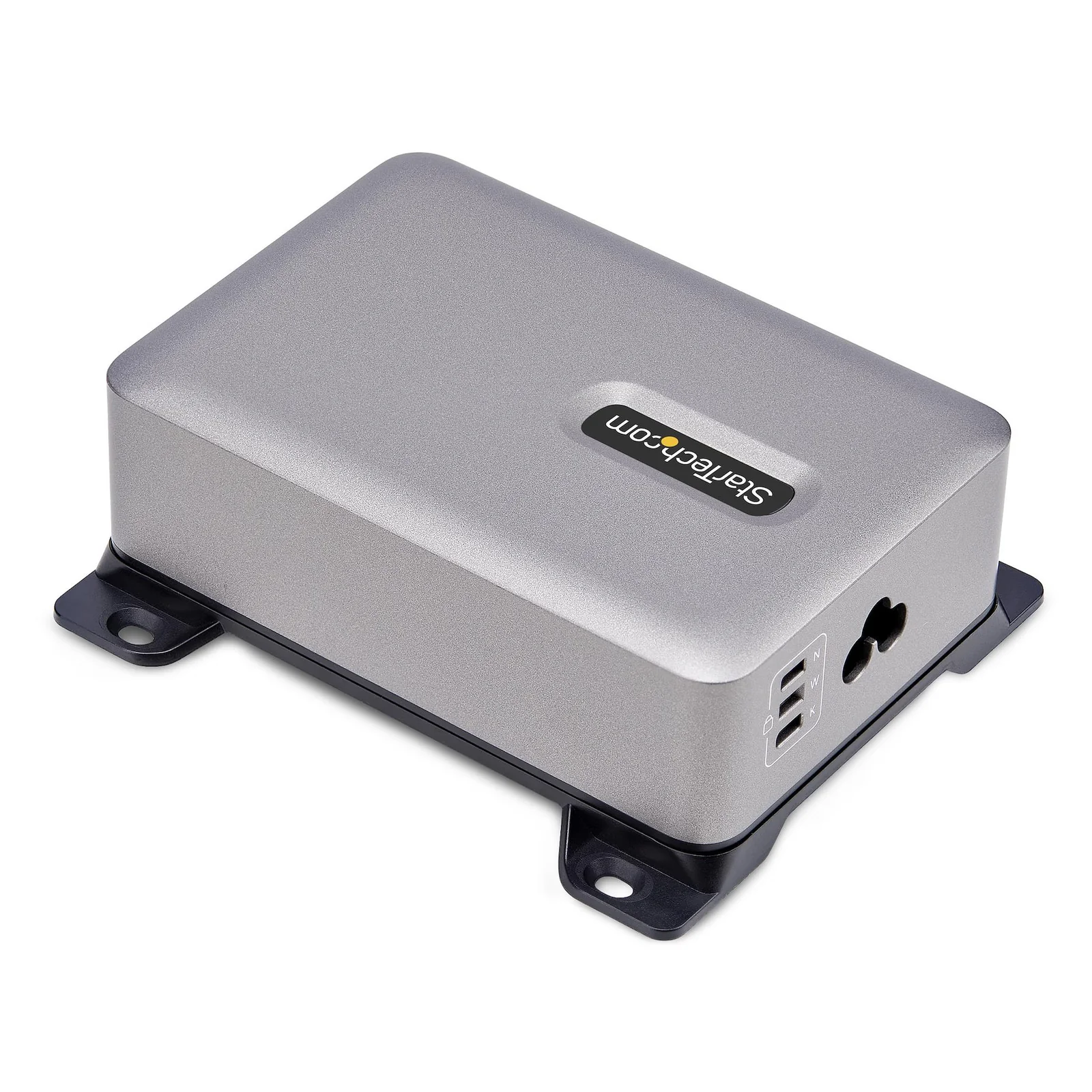 StarTech.com Chargeur USB-C Multi-Appareils à 4 Ports, 240 W au Total, Port Unique 140 W EPR, PD 3.1, Ports de Verrouillage à Vis, Salles de Réunion, Support Inclus pour le Montage en Surface