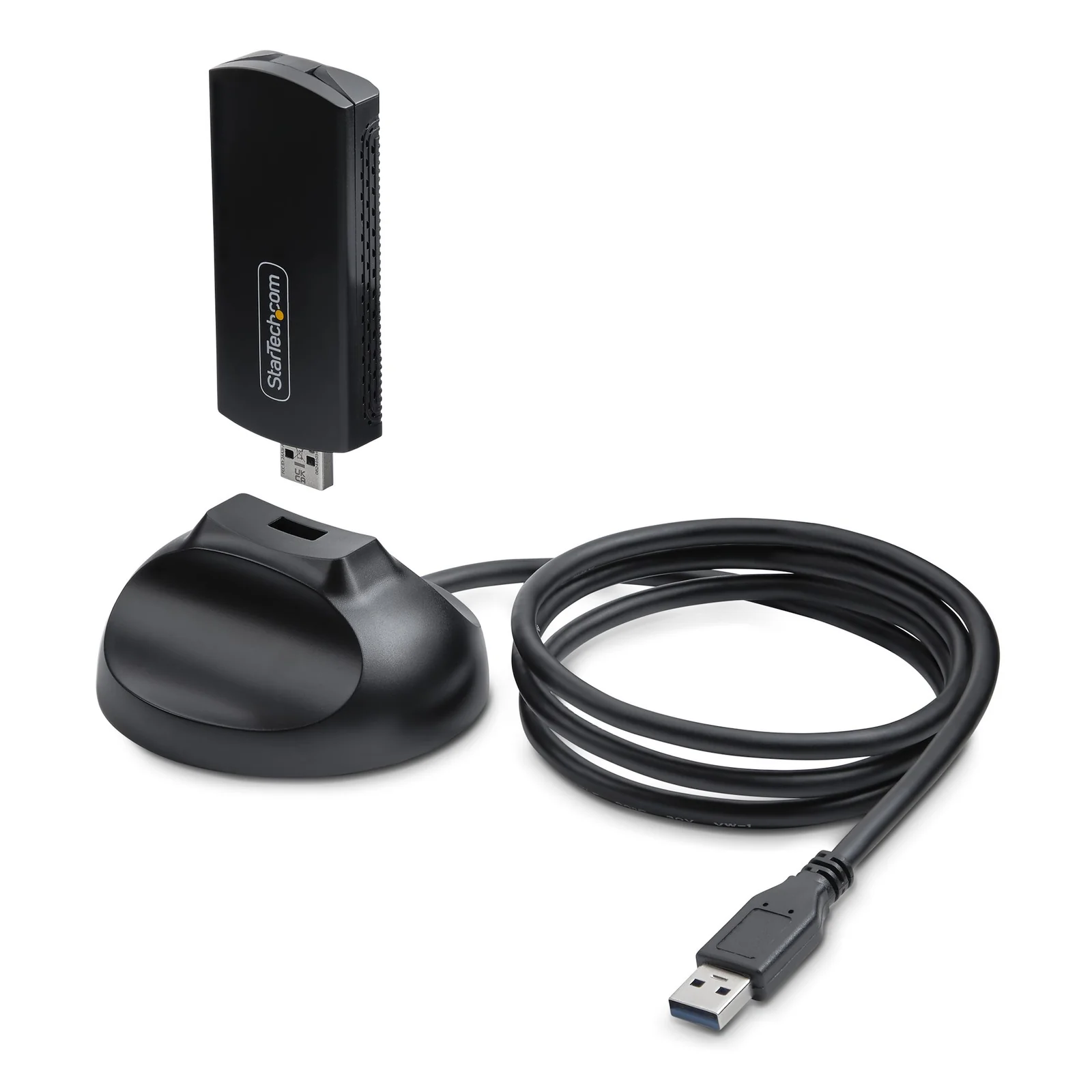 Clé USB WiFi 6E pour Ordinateur de Bureau/Portable, Carte Réseau Sans Fil avec Antenne Pliable, Dongle WiFi 6E pour PC, Adaptateur Wi-Fi Compatible 802.11 b/g/n/ac/ax, Réseau 2.4/5/6 GHz