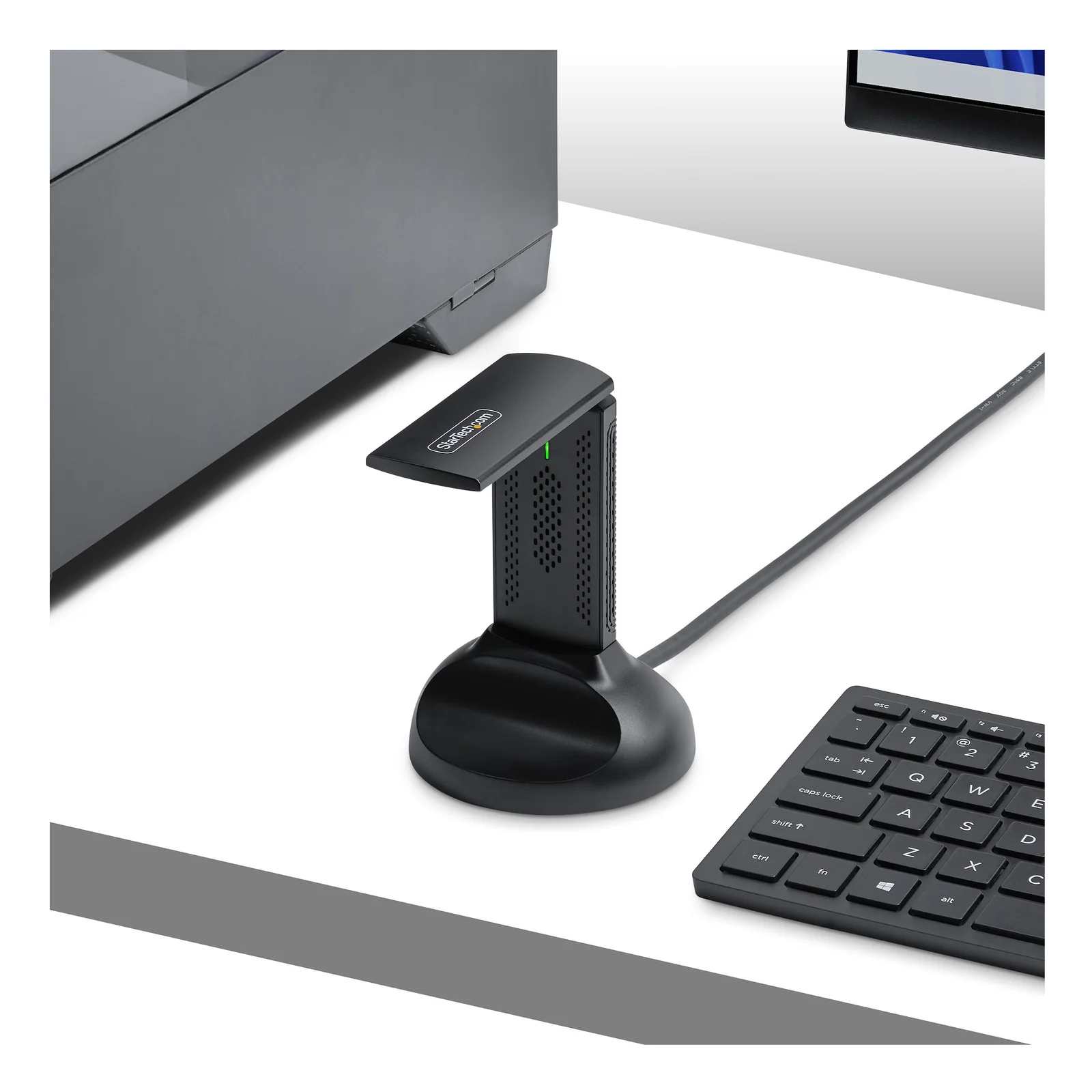 StarTech.com Clé USB WiFi 6E pour Ordinateur de Bureau/Portable, Carte Réseau Sans Fil avec Antenne Pliable, Dongle WiFi 6E pour PC, Adaptateur Wi-Fi Compatible 802.11 b/g/n/ac/ax, Réseau 2.4/5/6 GHz