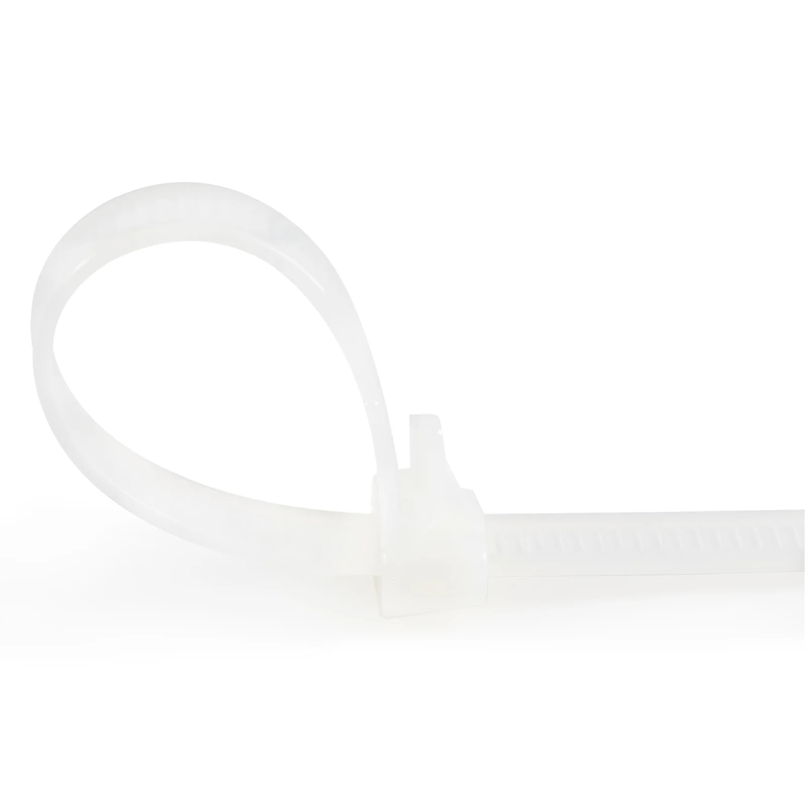 StarTech.com Colliers de Serrage Réutilisables 25 cm Blancs - Largeur 7 mm - Diam. faisceau 65 mm - Résistance traction 22 kg - Colson nylon détachable - Intérieur/extérieur - Homologués 94V-2/UL - 100 pcs