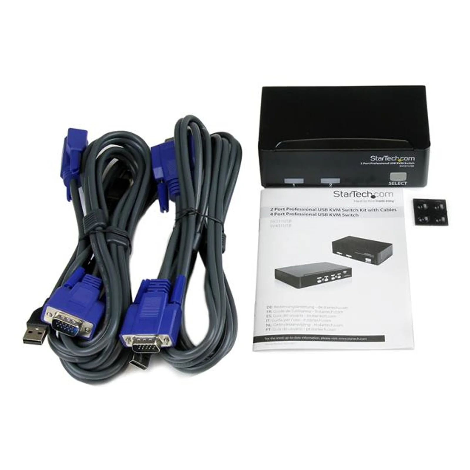 StarTech.com Commutateur KVM 2 Ports VGA USB - Switch KVM - 1920x1440