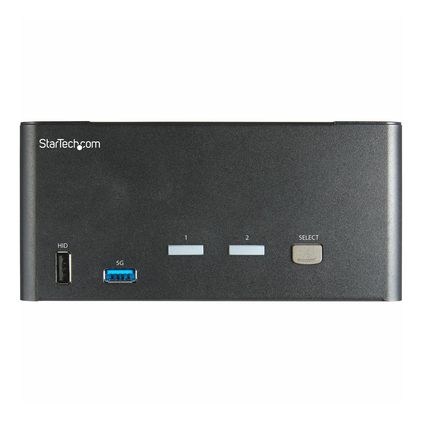 StarTech.com Commutateur KVM DisplayPort 2 Ports pour 3 Moniteurs - 4K 60Hz UHD HDR - KVM de Bureau DP 1.2 avec Hub USB 3.0 2 ports (5Gbps) et 4 Ports USB 2.0 HID, Audio - Commutation par Touches - TAA