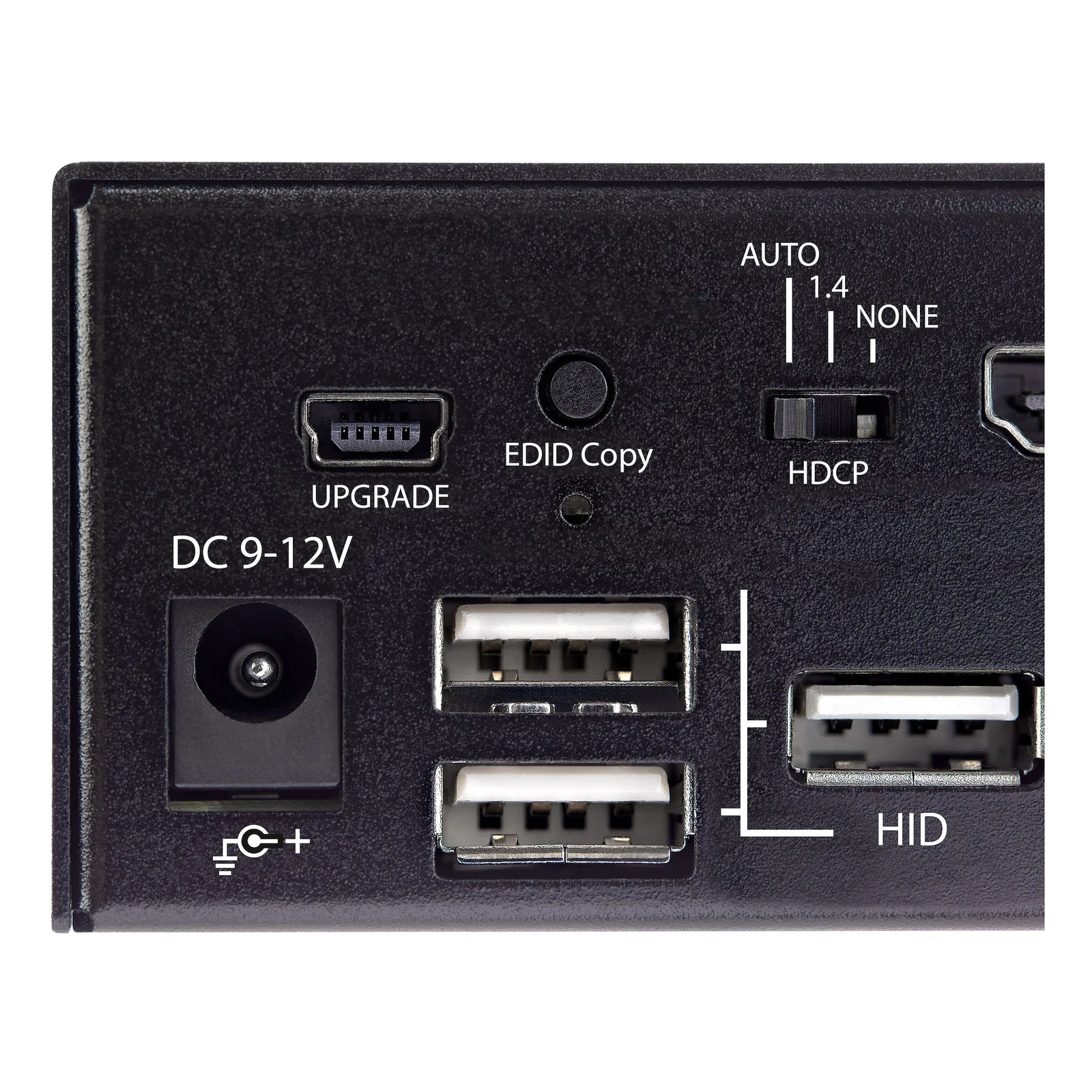 StarTech.com Commutateur KVM HDMI, 2 Ports - Moniteur Unique 4K 60Hz Ultra HDR - Commutateur KVM de Bureau HDMI 2.0 avec Hub USB 3.0 à 2 Ports (5Gbps) et 4x USB 2.0 HID, Audio - Commutation par Touches - TAA