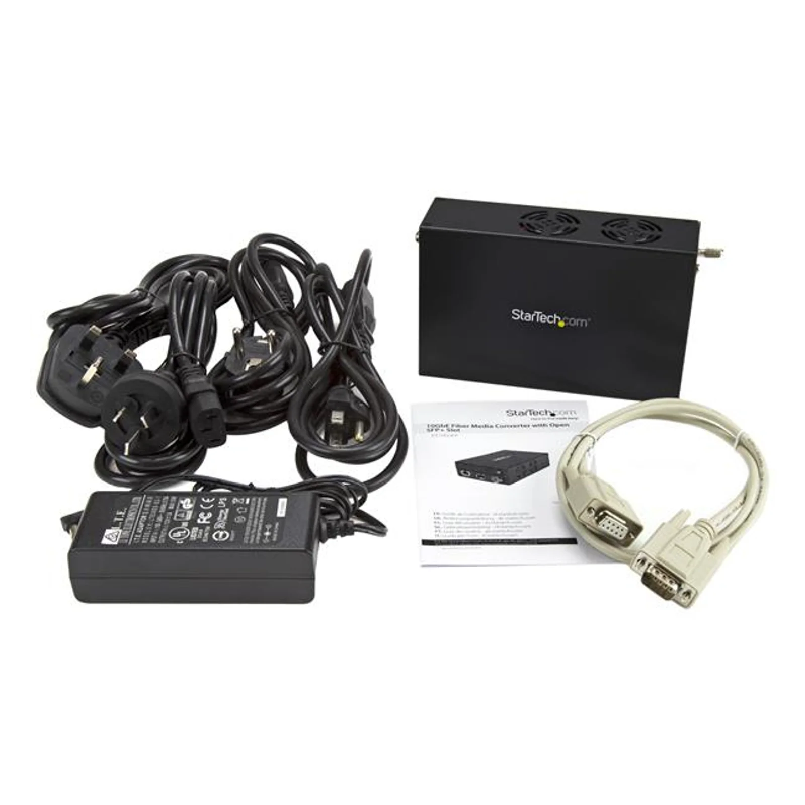 StarTech.com Convertisseur de média fibre optique 10 Gigabit Ethernet avec SFP+ ouvert - Géré