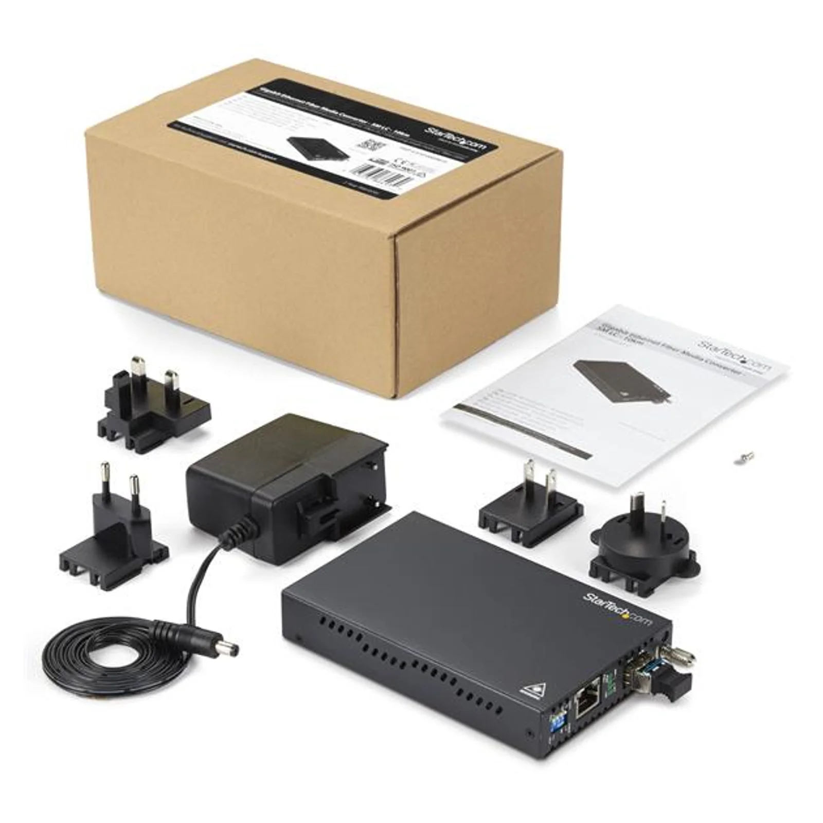 StarTech.com Convertisseur de média fibre optique Gigabit Ethernet - Monomode LC - 10 km