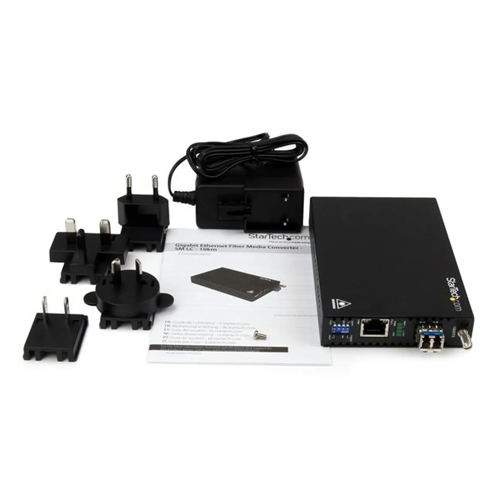 StarTech.com Convertisseur de média fibre optique Gigabit Ethernet - Monomode LC - 10 km