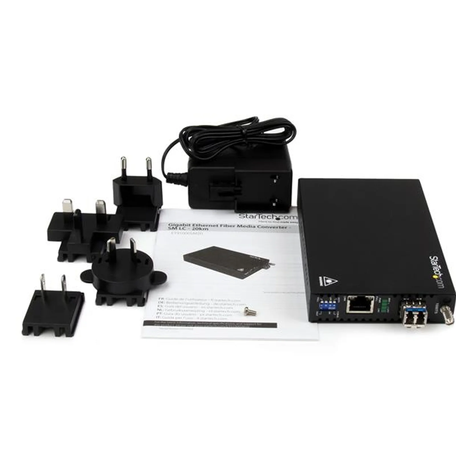 StarTech.com Convertisseur de média fibre optique Gigabit Ethernet - Monomode LC - 20 km