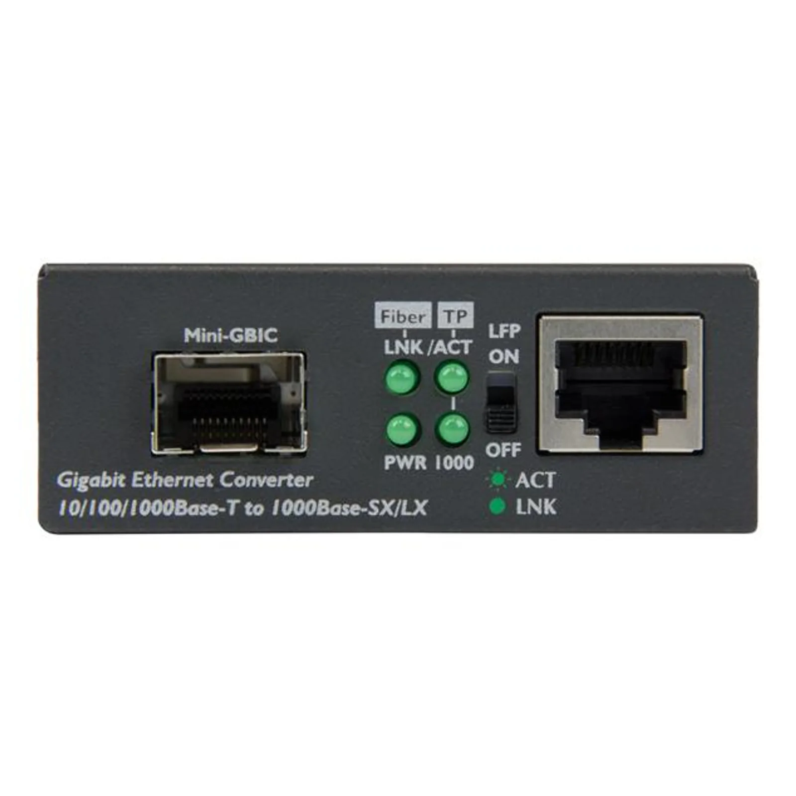 StarTech.com Convertisseur de média Gigabit Ethernet fibre optique avec slot SFP ouvert