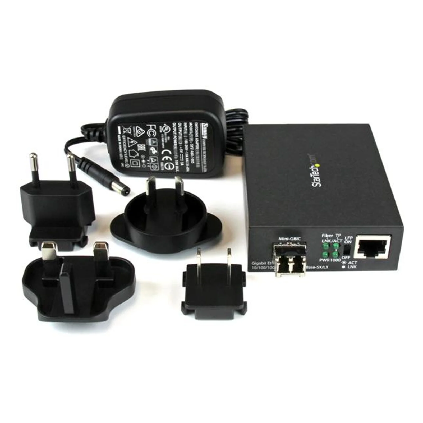 StarTech.com Convertisseur de média Gigabit Ethernet fibre optique compact - 850nm MM LC - 550 m