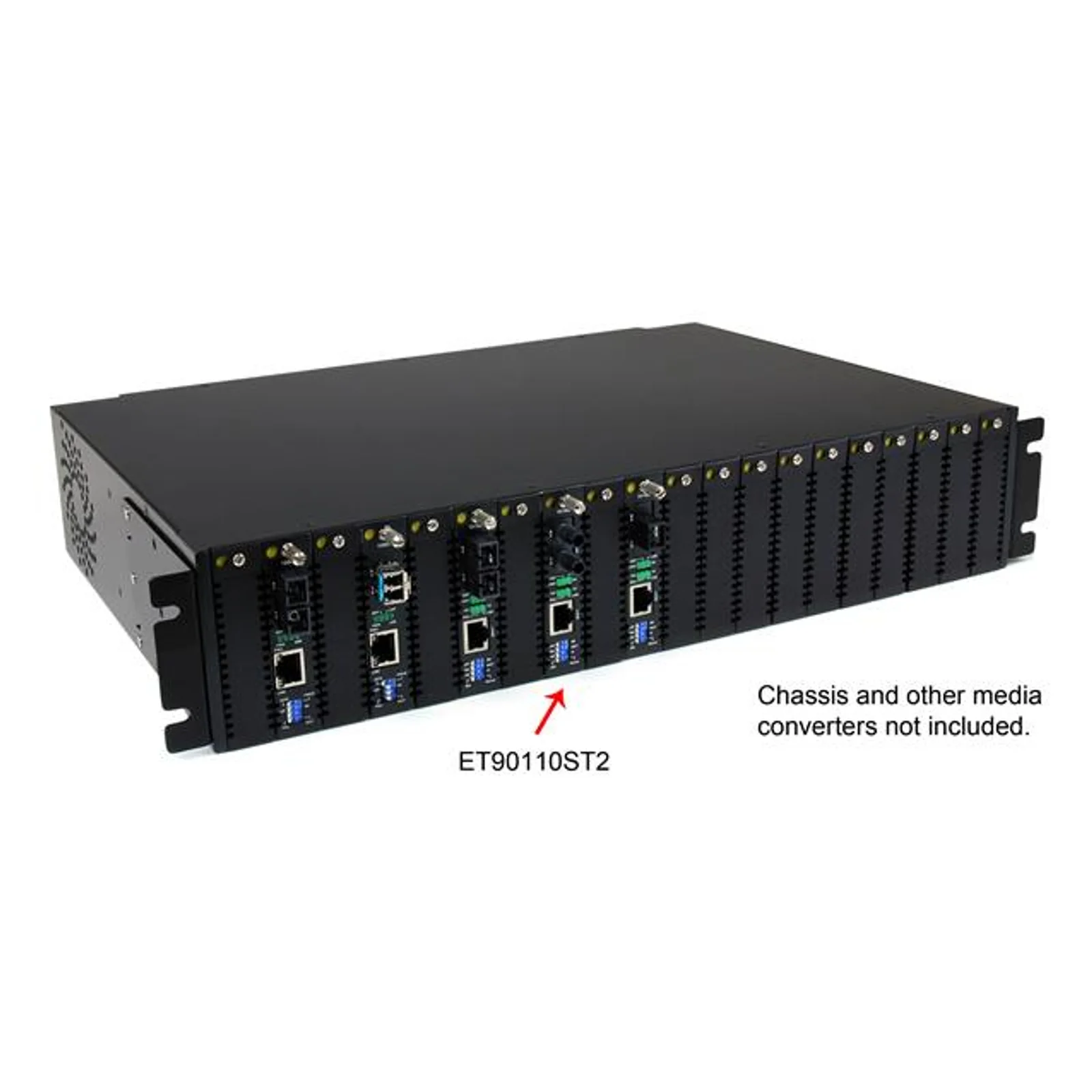 StarTech.com Convertisseur Ethernet sur Fibre Optique MultiMode ST - 10/100Mb/s - 2km