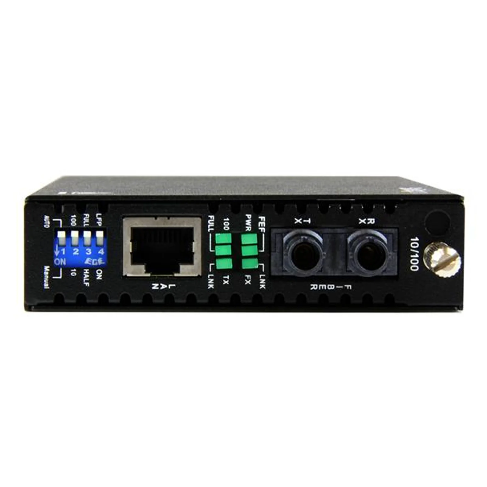 StarTech.com Convertisseur Ethernet sur Fibre Optique MultiMode ST - 10/100Mb/s - 2km