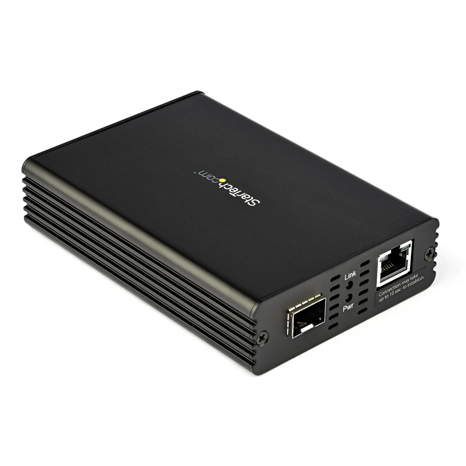 StarTech.com Convertisseur Fibre RJ45 10Gb Ethernet pour Réseaux Nbase-T 10Gbps - SFP vers RJ45 - Multigigabit Mono/Multimode - Pont réseau Fibre Optique vers Cuivre