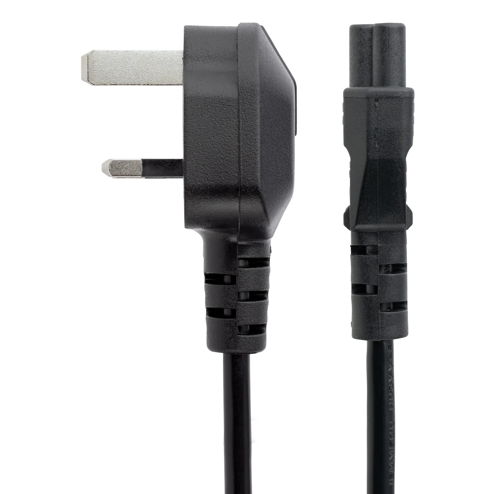 StarTech.com Cordon d'alimentation en trèfle pour GB BS1363 vers C5 de 1m pour ordinateur portable M/F - Noir