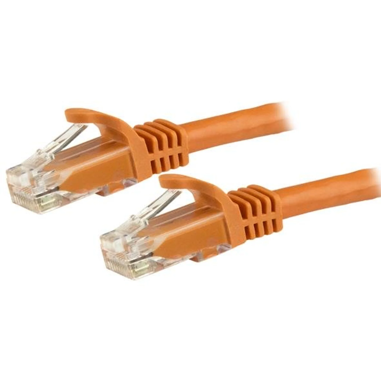 Cordon de raccordement UTP CAT6 (7,5 m) sans crochet - Câble patch RJ45 - Orange