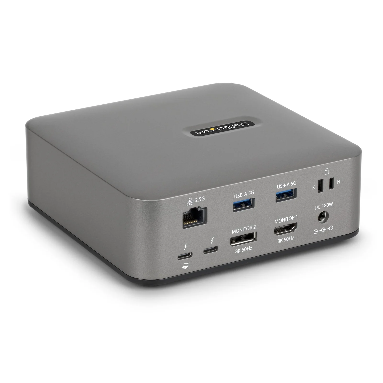 Dock Thunderbolt 5, Double 8K 60Hz, Triple 4K pour Windows, Jusqu'à Double 6K 60Hz pour Mac - Station d'Accueil TB5 et USB4 avec Transfert Max. 120 Gbps, PD 140W, Téléphone 30W, USB 10 Gbps