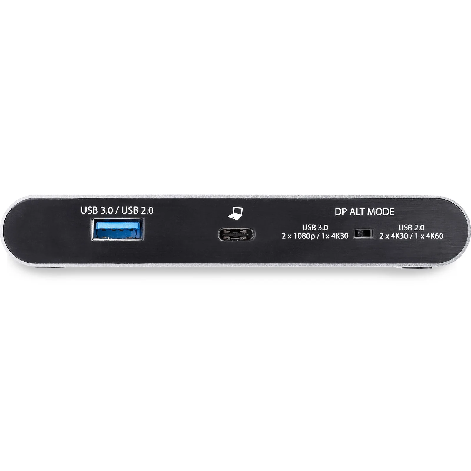 StarTech.com Dock USB-C à double affichage Displayport 4K - Mini Station d'Accueil - Power Delivery Passthrough 100 W - GbE - Hub USB-A 2 Ports - Adaptateur Multiport USB Type C - Câble 1m