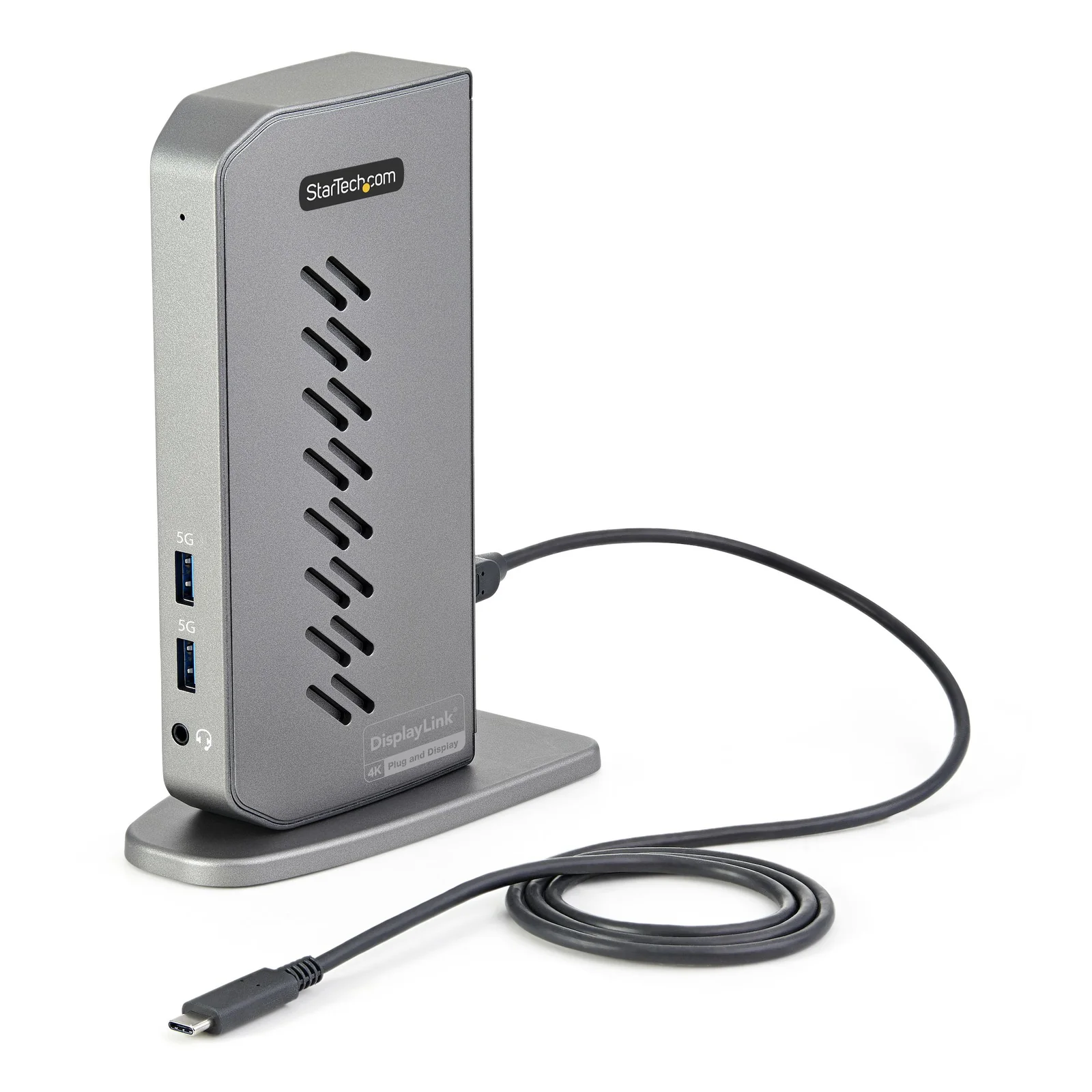StarTech.com Dock USB-C USB-A - Station d'Accueil USB 3.0 Hybride Universelle pour PC Portable USB-C ou USB-A - Double Écran 4K 60Hz HDMI/DisplayPort - 6x USB-A, GbE - USB 3.1 Gen 1 - Windows/Mac