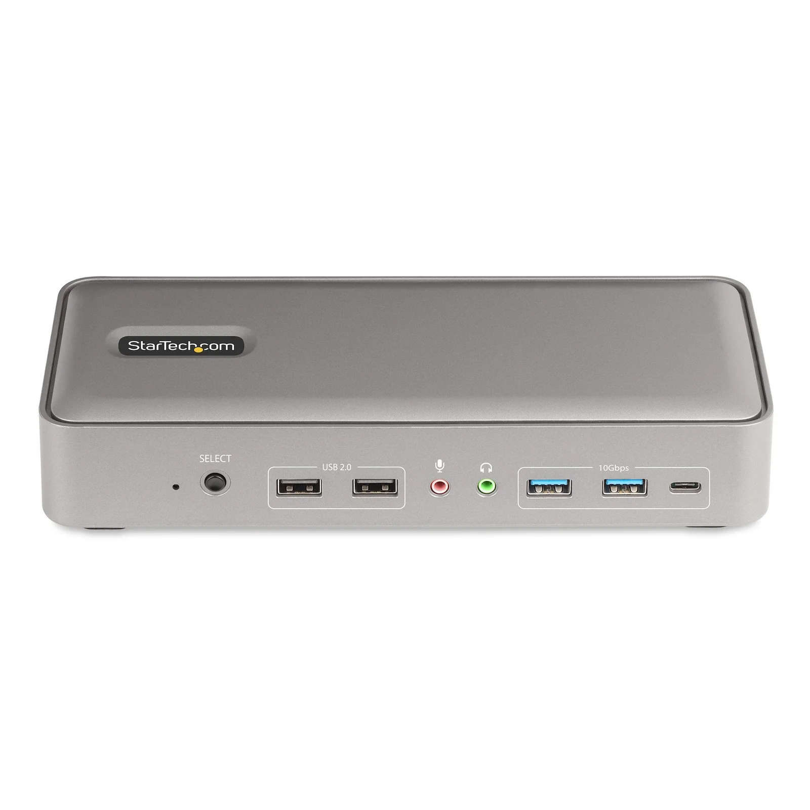 StarTech.com Docking Station KVM USB-C pour Deux PC Portables - Station d'Accueil DisplayPort 4K 60Hz pour 2 Moniteurs - Hub USB 5 Ports, GbE, Alimentation 90W/45W - Stations d'Accueil pour Ordinateur Portable