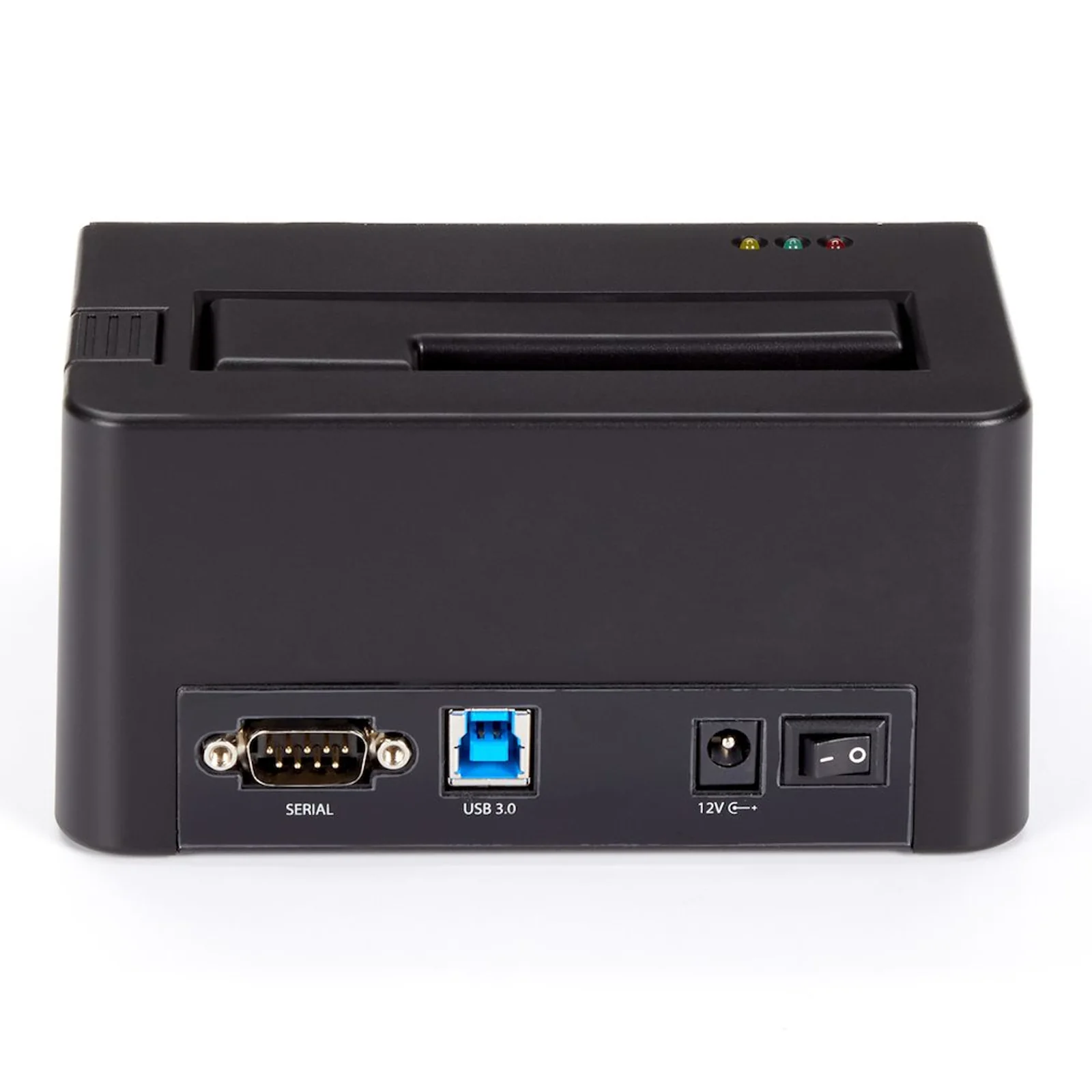 StarTech.com Effaceur de Disque Dur à Baie Unique, Nettoyeur d'HDD/SSD Autonome, 4Kn, USB 3.0 à SATA III (6 Gbps), 9 Modes d'Effacement, Dock Nettoyeur de Disque Dur Secure Erase, Port d'Imprimante DB-9, TAA