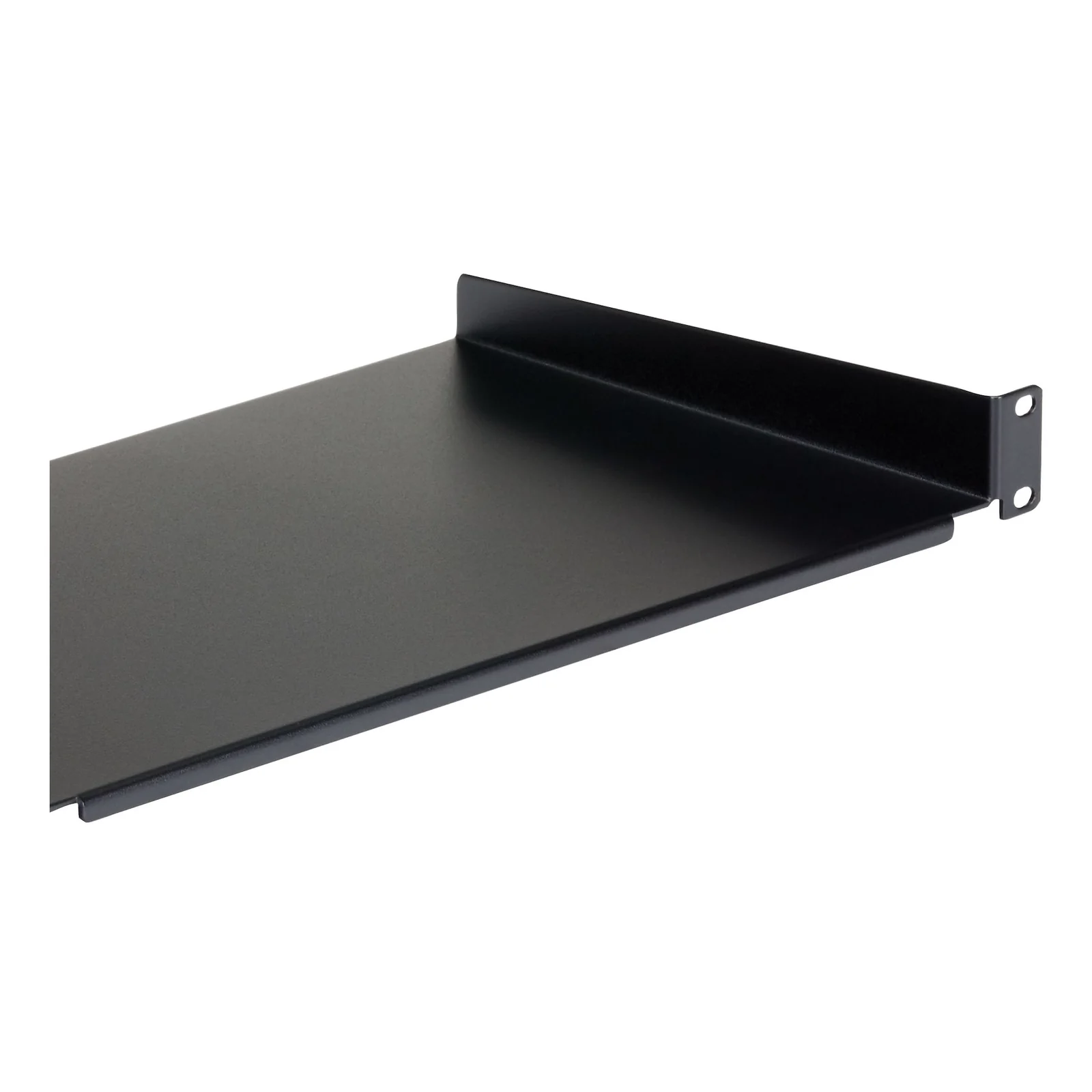 StarTech.com Étagère fixe 1U pour Montage en Rack de Serveur - Plateau Universel en Acier de 25,4cm de Profondeur pour Rack d'Équipement Audiovisuel/Réseau 19" - Capacité de Poids 20kg, Noir