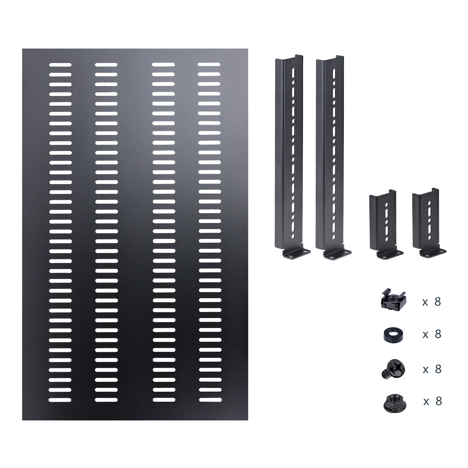 StarTech.com Étagère Réglable et Ventilée pour Montage en Rack de Serveur 1U - 150kg - Profondeur de Montage Réglable de 49,5 à 97,4cm Plateau Universel pour Rack d'Équipement AV/Réseau 19" - Profondeur 69,8cm