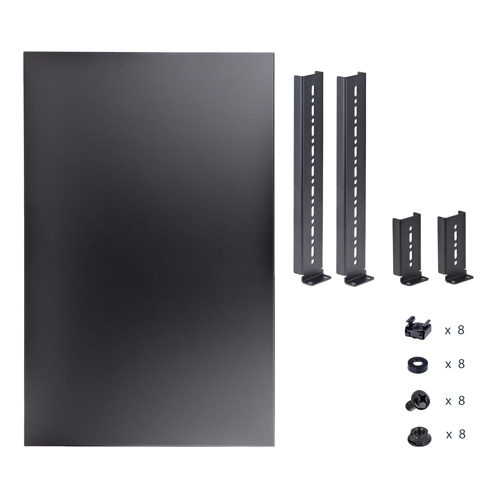 StarTech.com Étagère Réglable pour Montage en Rack Serveur 1U - 150 kg - Profondeur de Montage Réglable de 49,5 à 97,4cm Plateau Universel pour rack d'équipement AV/réseau 19" - Profondeur 69,8 cm