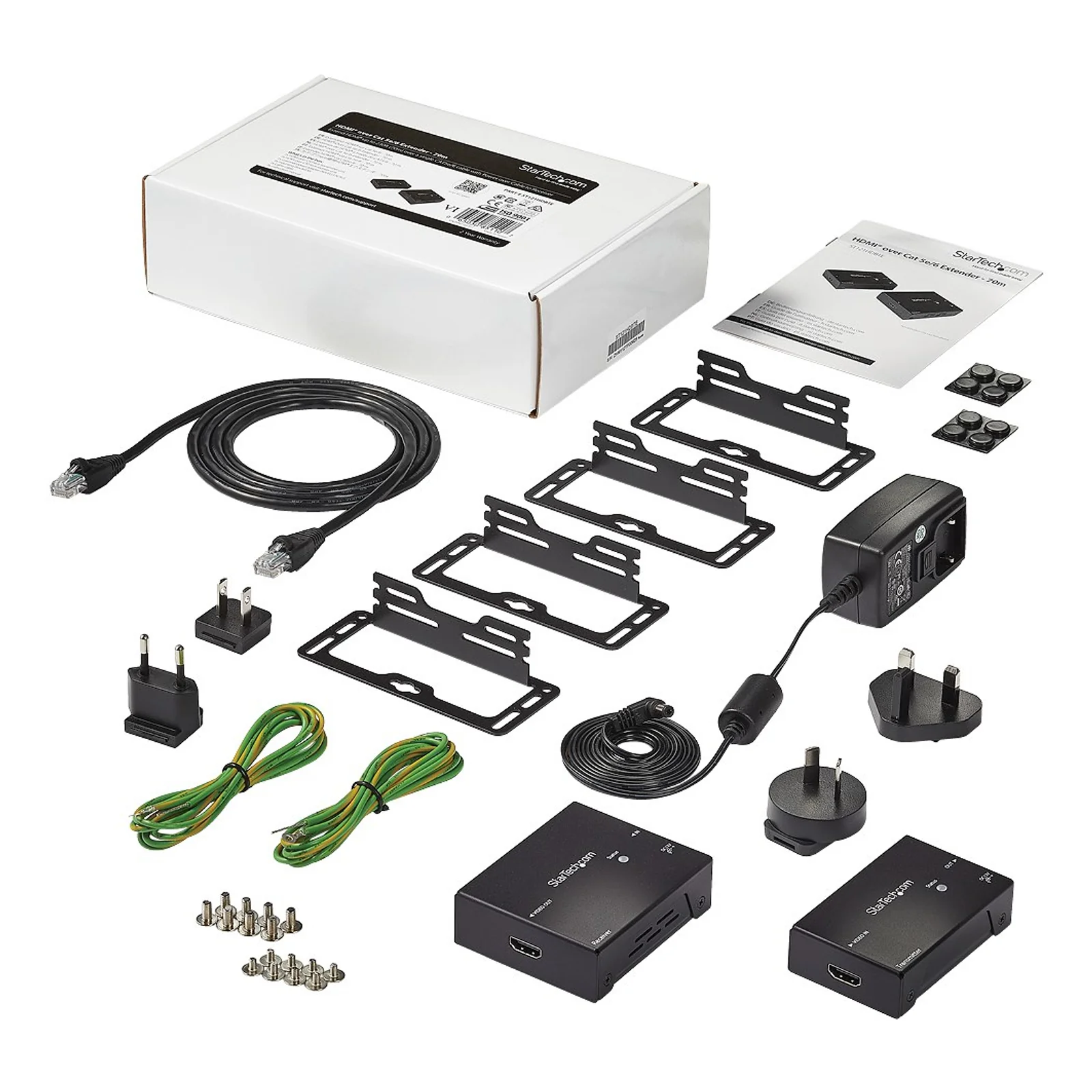 StarTech.com Extendeur HDMI sur Cat5e / 6 - Extender HDMI par RJ45 avec POC (Power over Cable)