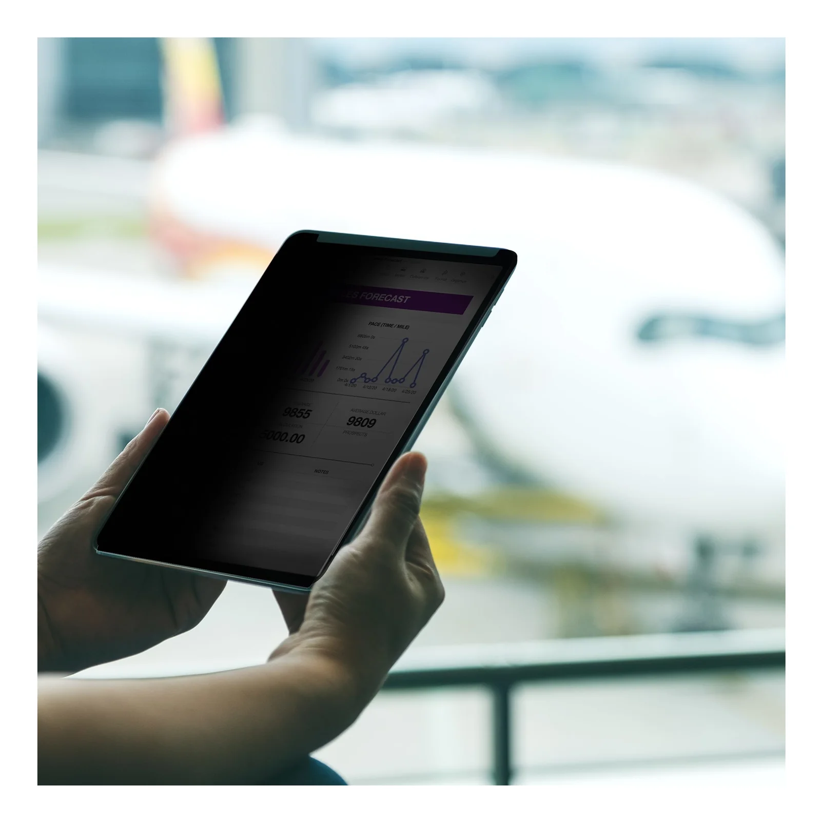 StarTech.com Filtre de Confidentialité à 4 Directions pour iPad Pro 11 pouces, 3e Génération et Supérieur, pour Portrait/Paysage, Écran de Protection iPad, +/- 30 Degrés de Vue, Filtre Anti Lumière Bleue
