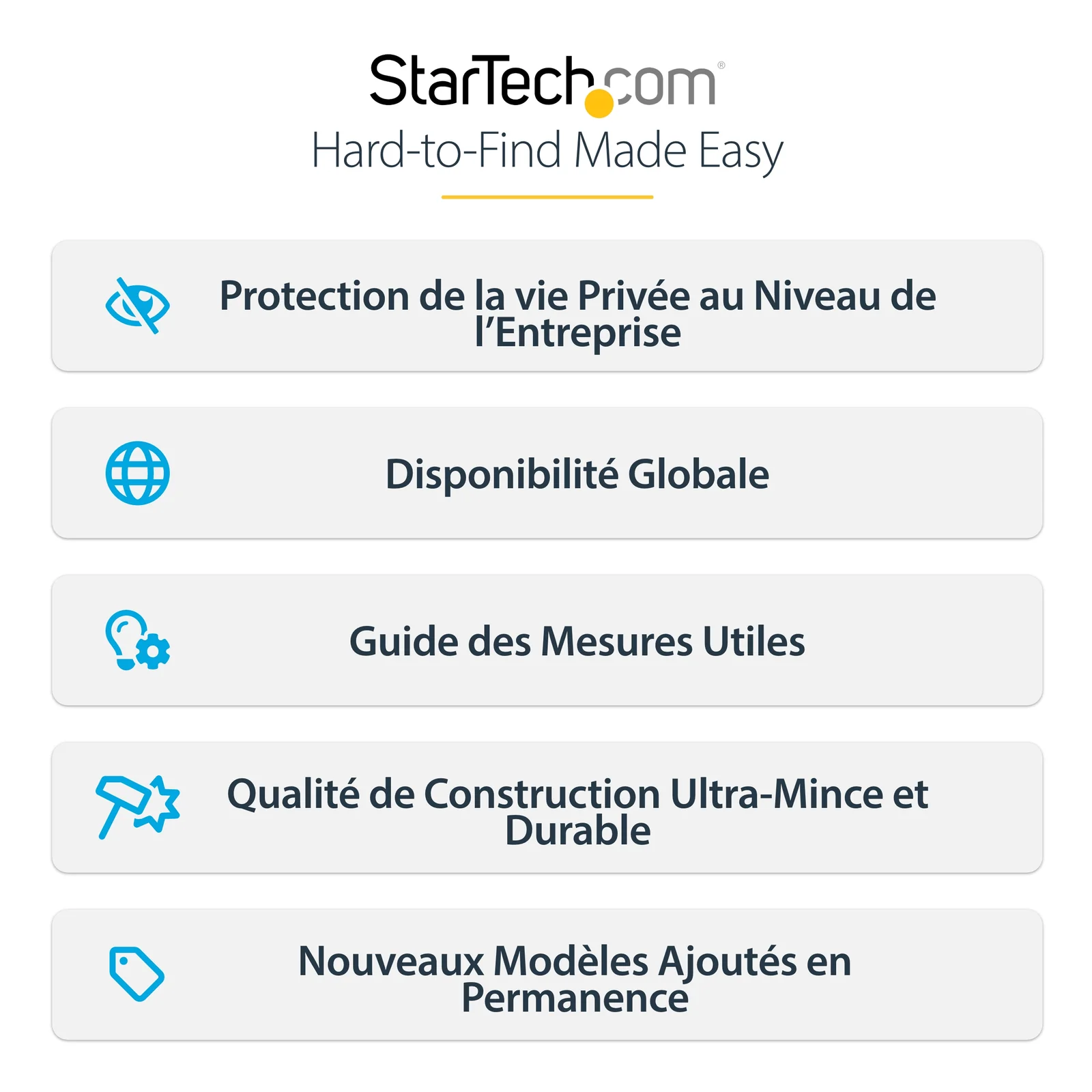 StarTech.com Filtre de Confidentialité à 4 Directions pour iPad Pro 12,9 pouces, 3e Génération et Supérieur, pour Portrait/Paysage, Écran de Protection iPad, +/- 30 Degrés de Vue, Filtre Anti Lumière Bleue