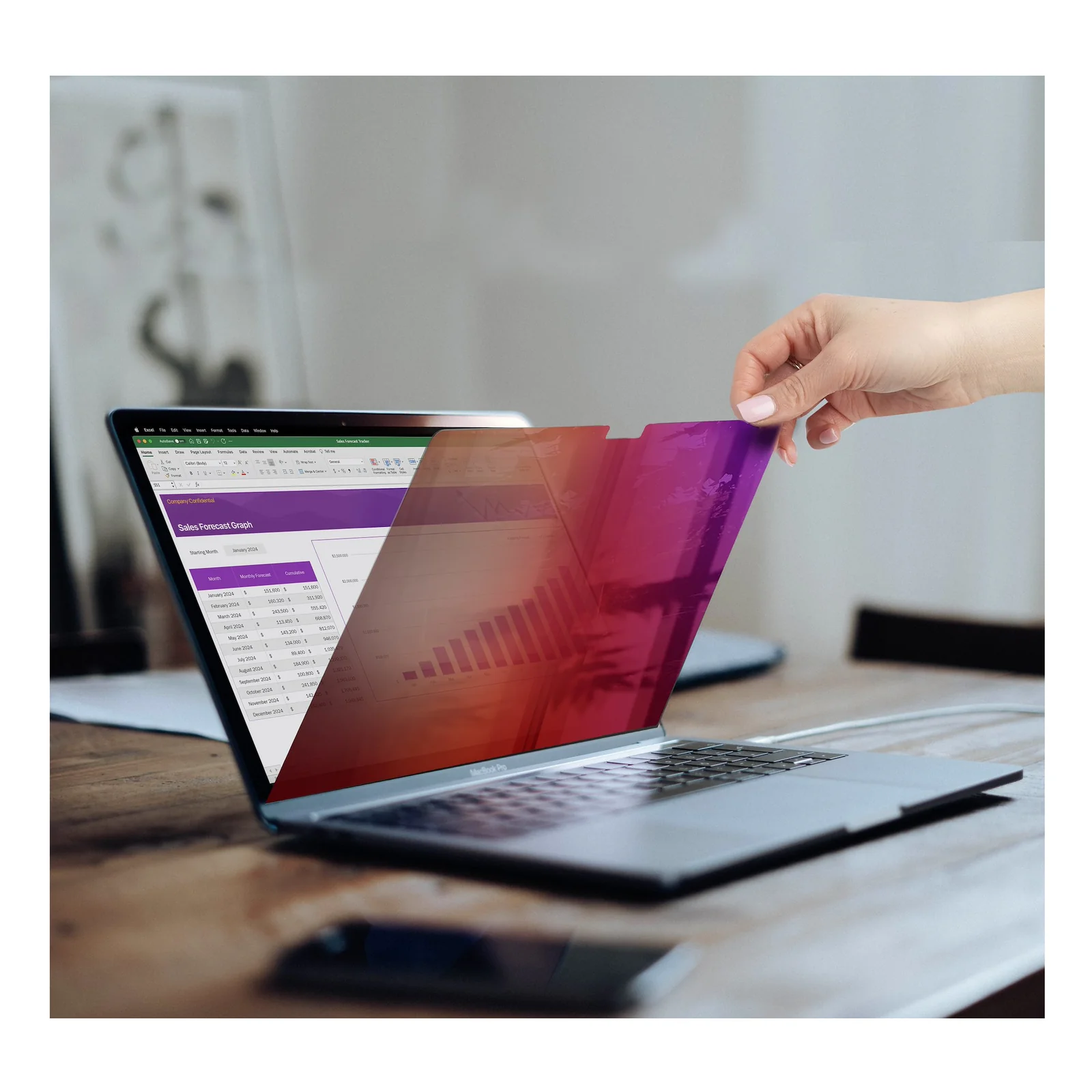 StarTech.com Filtre de Confidentialité Magnétique pour MacBook Pro M1 M2 M3 M4 16", Protecteur d'Écran contre la Lumière Bleue, Côtés Réversibles Anti-Reflets Mats ou Brillants, Écran de Confidentialité