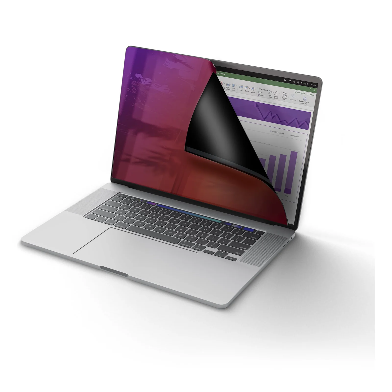 StarTech.com Filtre de Confidentialité Magnétique pour MacBook Pro M1 M2 M3 M4 16", Protecteur d'Écran contre la Lumière Bleue, Côtés Réversibles Anti-Reflets Mats ou Brillants, Écran de Confidentialité