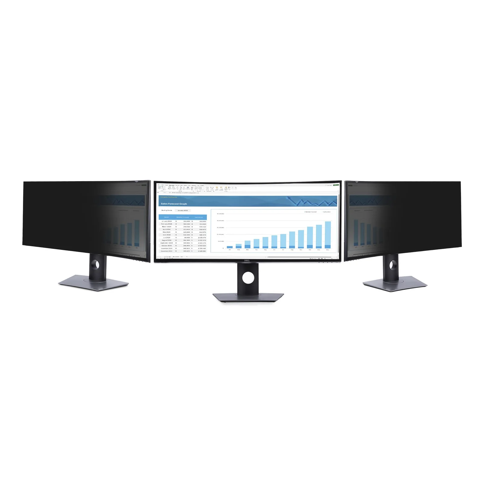 StarTech.com Filtre de Confidentialité pour Écran Incurvé Ultra-Large Dell U3824DW 21:9, Filtre Double Face Mat/Brillant, Protecteur d'Écran pour Moniteur d'Ordinateur, Conforme TAA