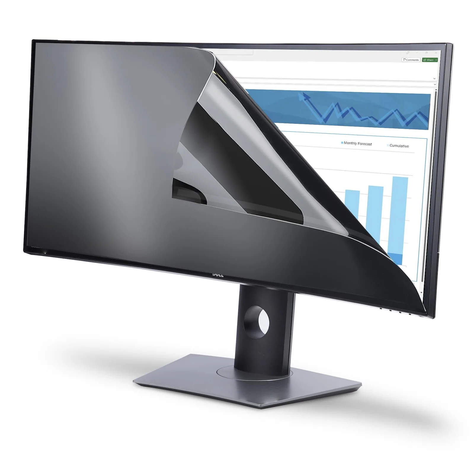 StarTech.com Filtre de Confidentialité pour Écran Incurvé Ultra-Large Dell U3824DW 21:9, Filtre Double Face Mat/Brillant, Protecteur d'Écran pour Moniteur d'Ordinateur, Conforme TAA